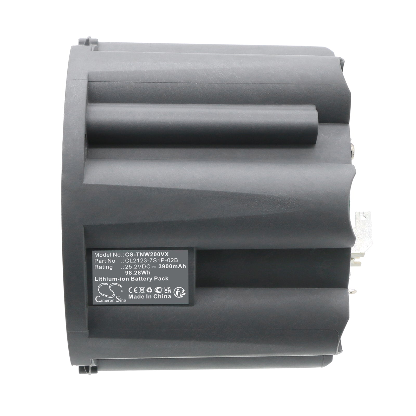 Li-ion, Vacuum Battery fits Tineco 3.0led 3.0lcd, 3.0plus, 25.2V, 3900mAh Vacuum Cameron Sino Technology Limited