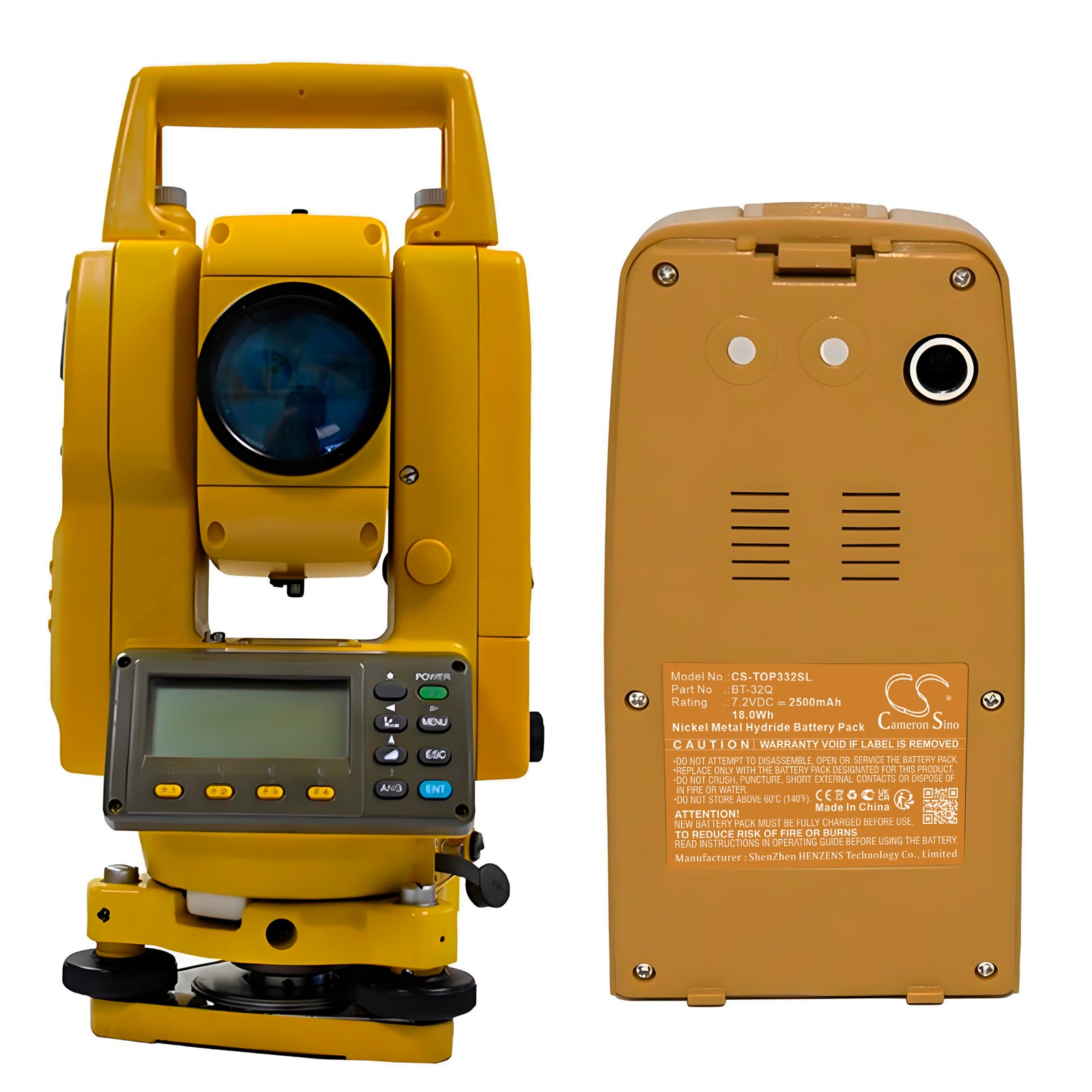 7.2V, Ni-MH, 2500mAh, Battery fits Topcon CTS-3000, GPT-1000, 18Wh Equipment, Survey, Test Cameron Sino Technology Limited