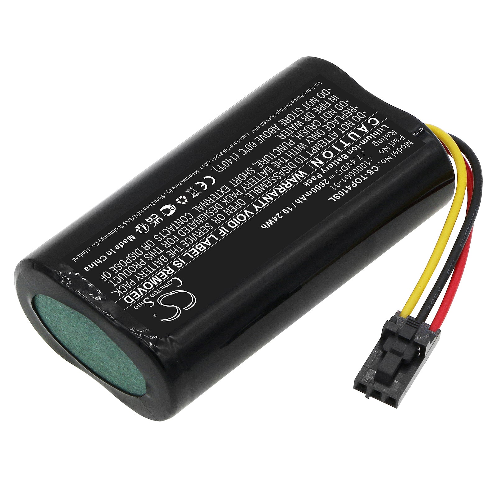 Li-ion, Equipment, Survey, Test Battery fits Topcon Hiper Gps Sr, Sr Gps, 7.4V, 2600mAh Equipment, Survey, Test Cameron Sino Technology Limited