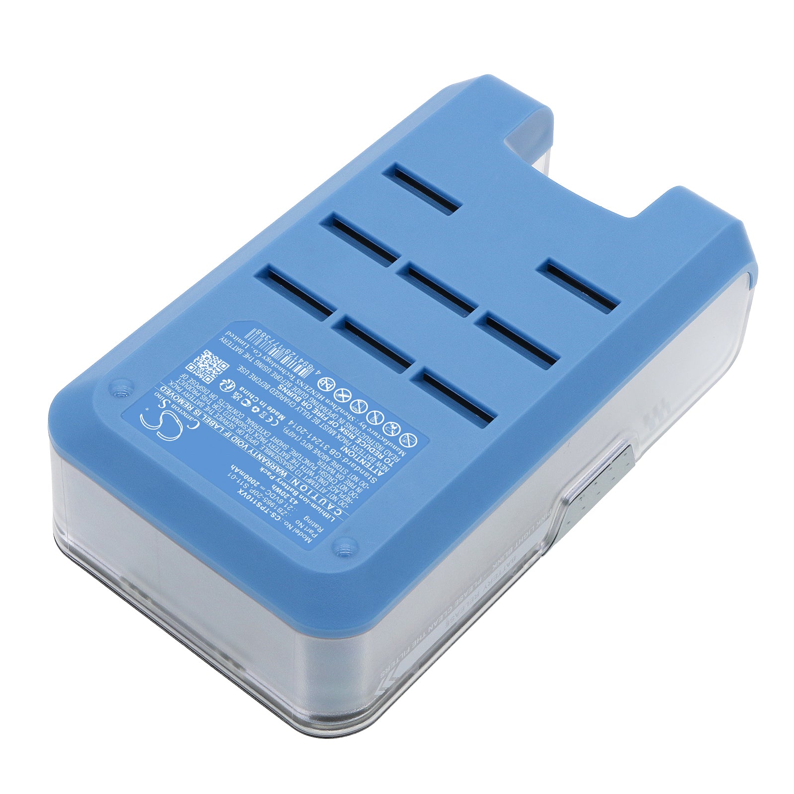 Li-ion, Vacuum Battery fits Tineco A11, Pure One S11, 21.6V, 2000mAh Vacuum Cameron Sino Technology Limited