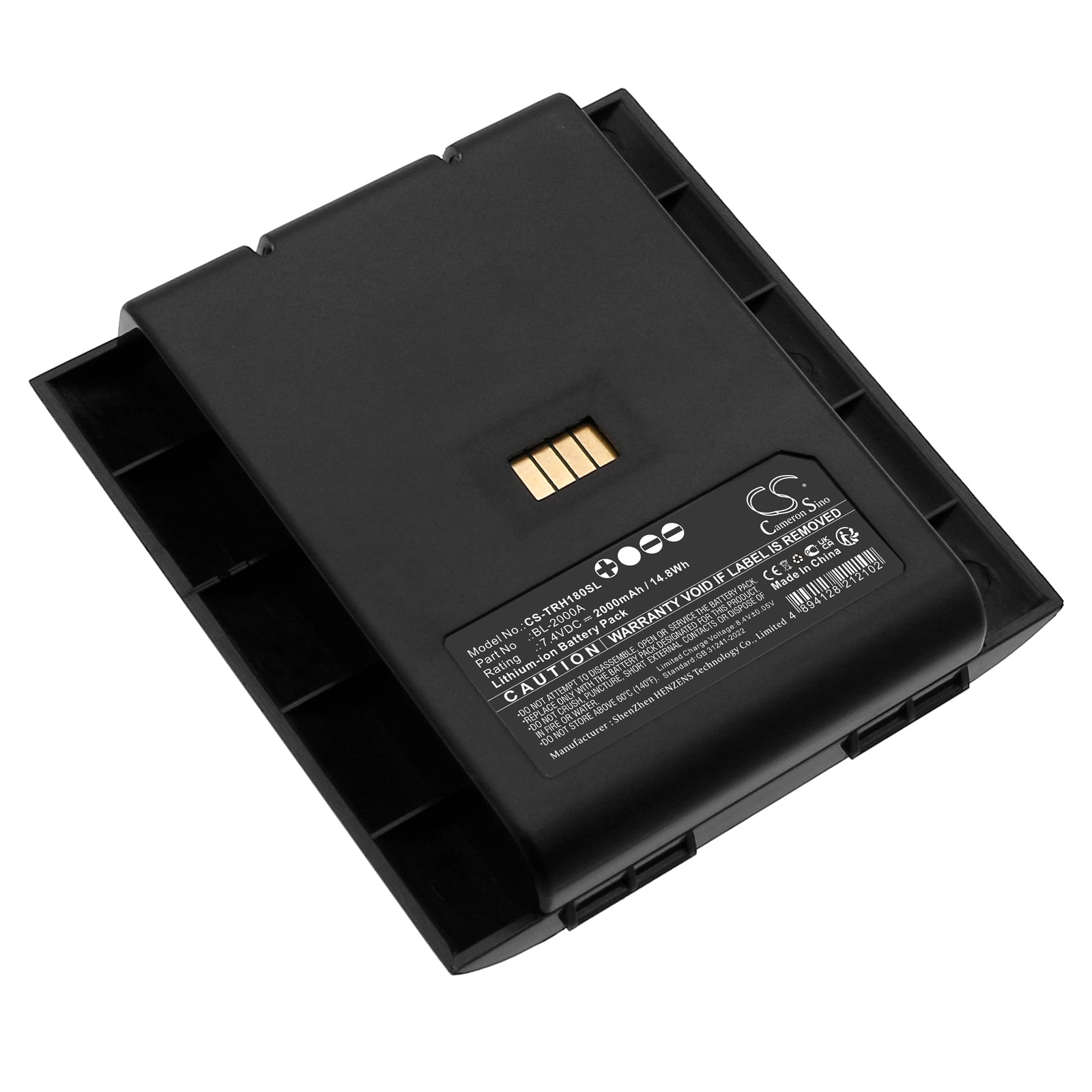 7.4V, Li-ion, 2000mAh, Battery fits Hi-Target Ihand18 Data Collector, Qmini GPS, 14.8Wh Equipment, Survey, Test Cameron Sino Technology Limited