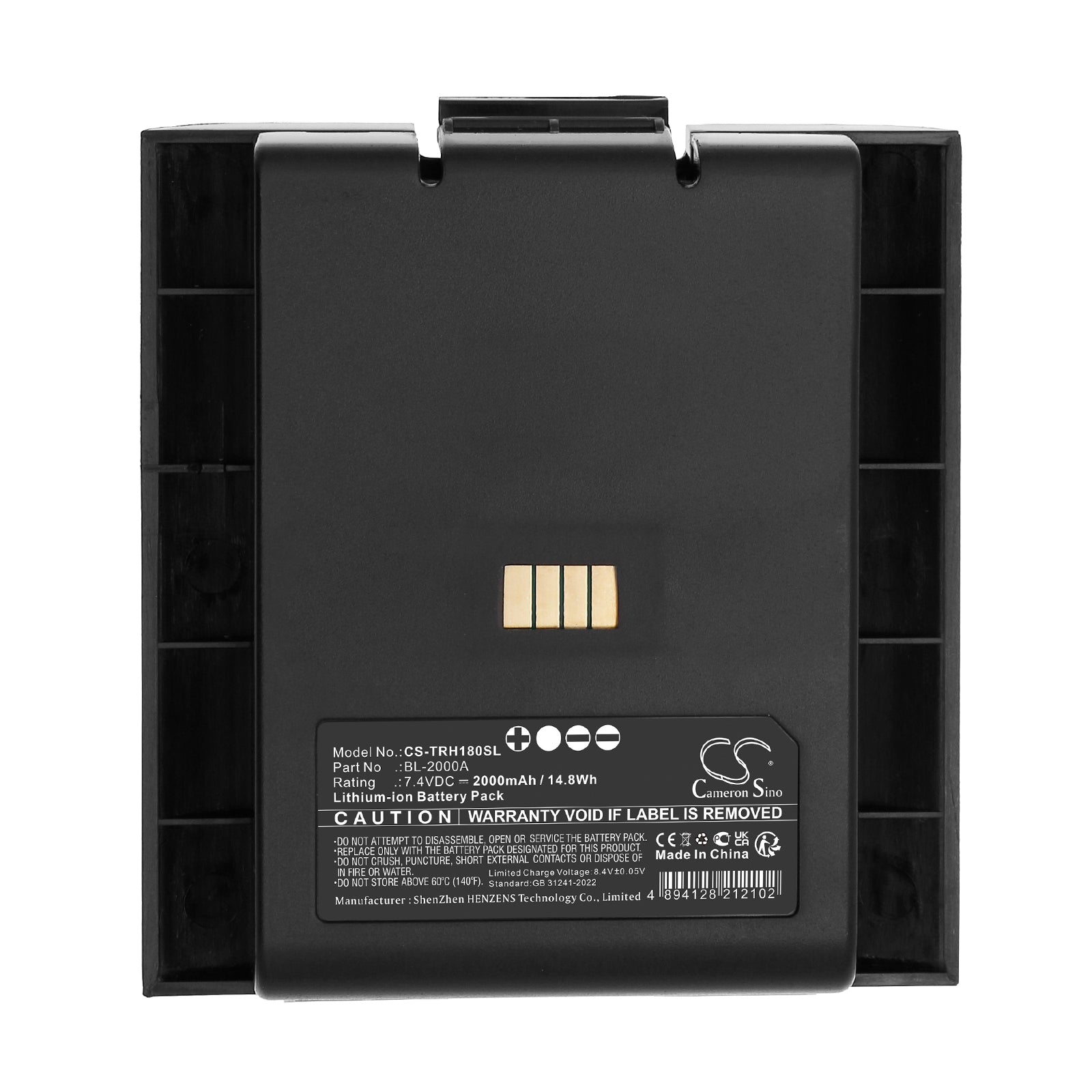 7.4V, Li-ion, 2000mAh, Battery fits Hi-Target Ihand18 Data Collector, Qmini GPS, 14.8Wh Equipment, Survey, Test Cameron Sino Technology Limited