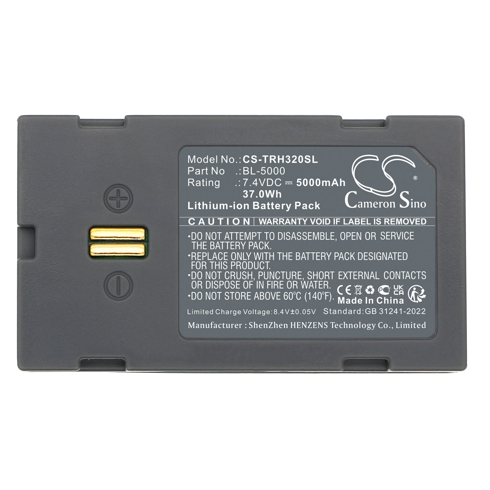 7.4V, Li-ion, 5000mAh, Battery fits Hi-Target F61, F66, 37Wh Equipment, Survey, Test Cameron Sino Technology Limited