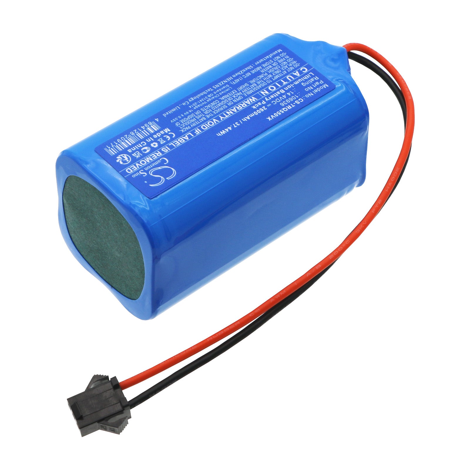 Li-ion, Vacuum Battery fits Tesla Robostar Iq550, 14.4V, 2600mAh Vacuum Cameron Sino Technology Limited
