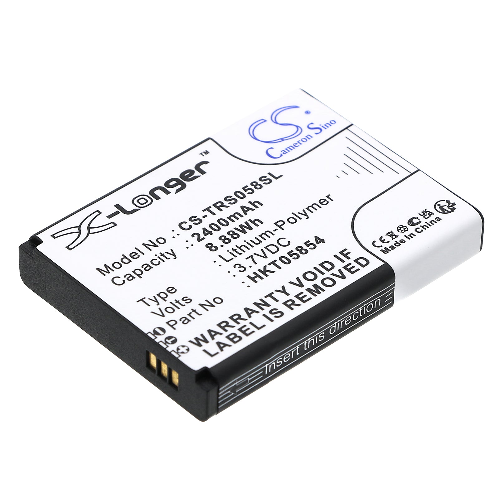 Li-Polymer, Satellite Phone Battery fits Thuraya Satsleeve, Satsleeve Hotspot, 3.7V, 2400mAh Satellite Phone Cameron Sino Technology Limited