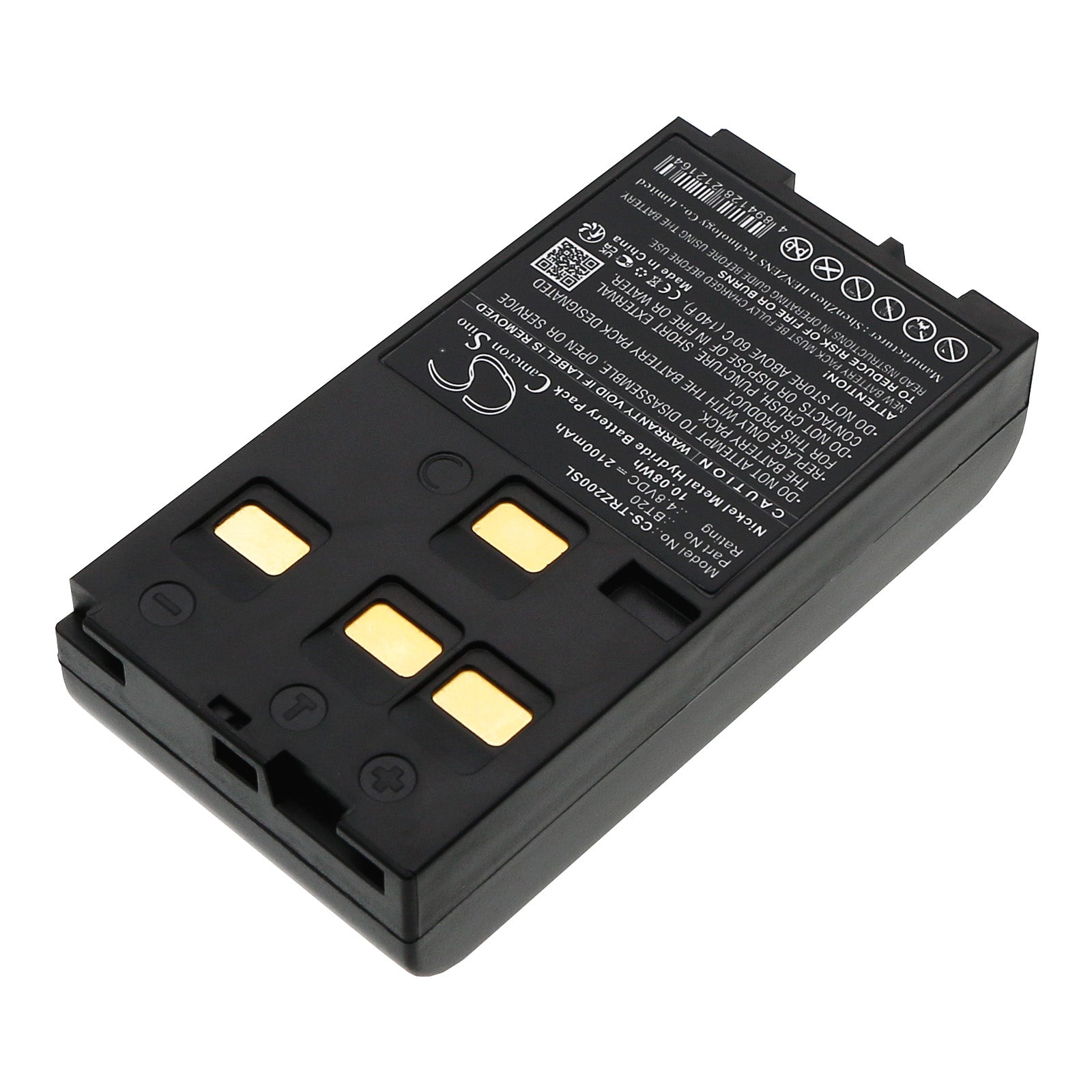 4.8V, Ni-MH, 2100mAh, Battery fits Hi-Target DT02, DT02 Total Station, 10.08Wh Equipment, Survey, Test Cameron Sino Technology Limited