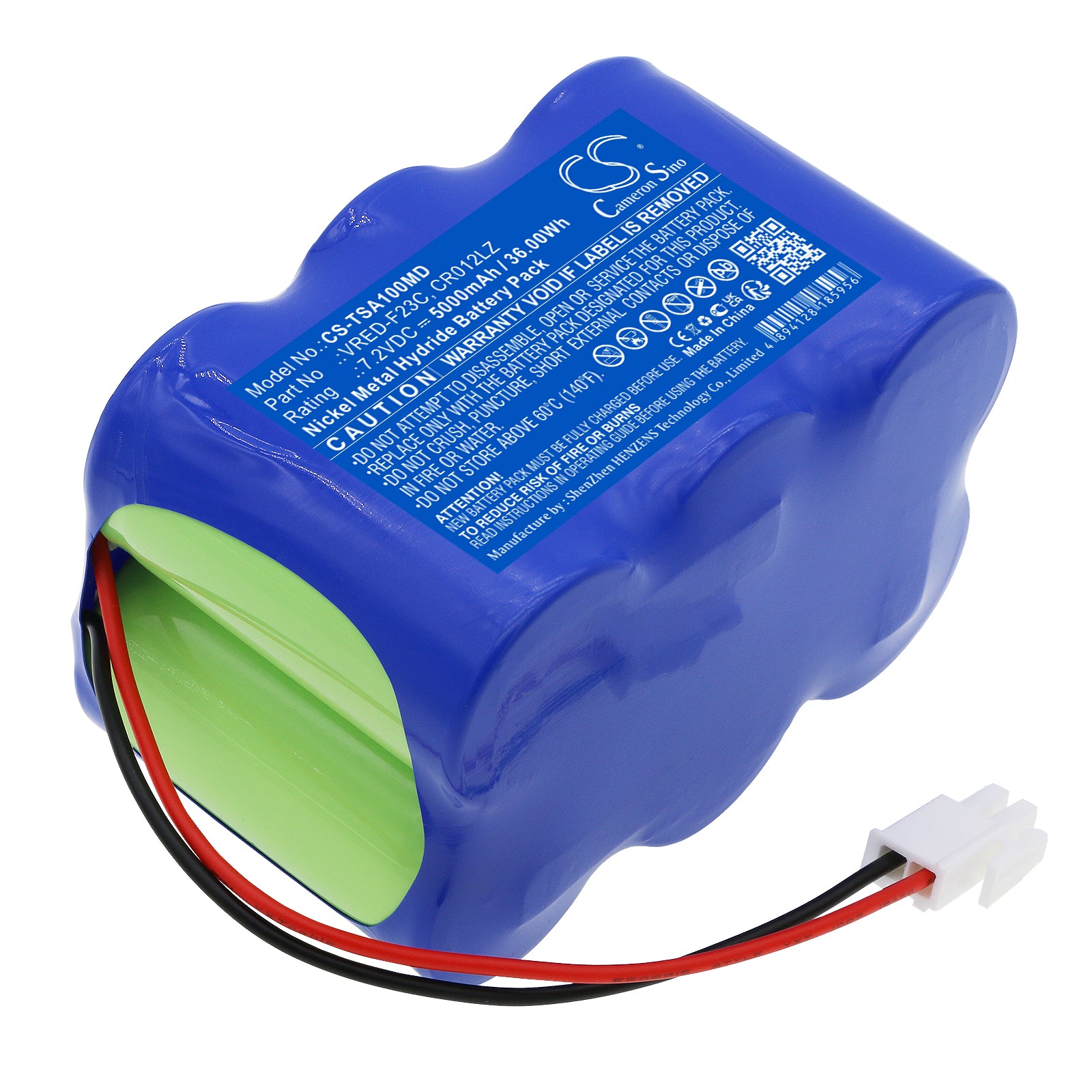 Ni-MH, Medical Battery fits Thermo Scientific Tva1000 Toxic Vapor Analyzer, 7.2V, 5000mAh Medical Cameron Sino Technology Limited