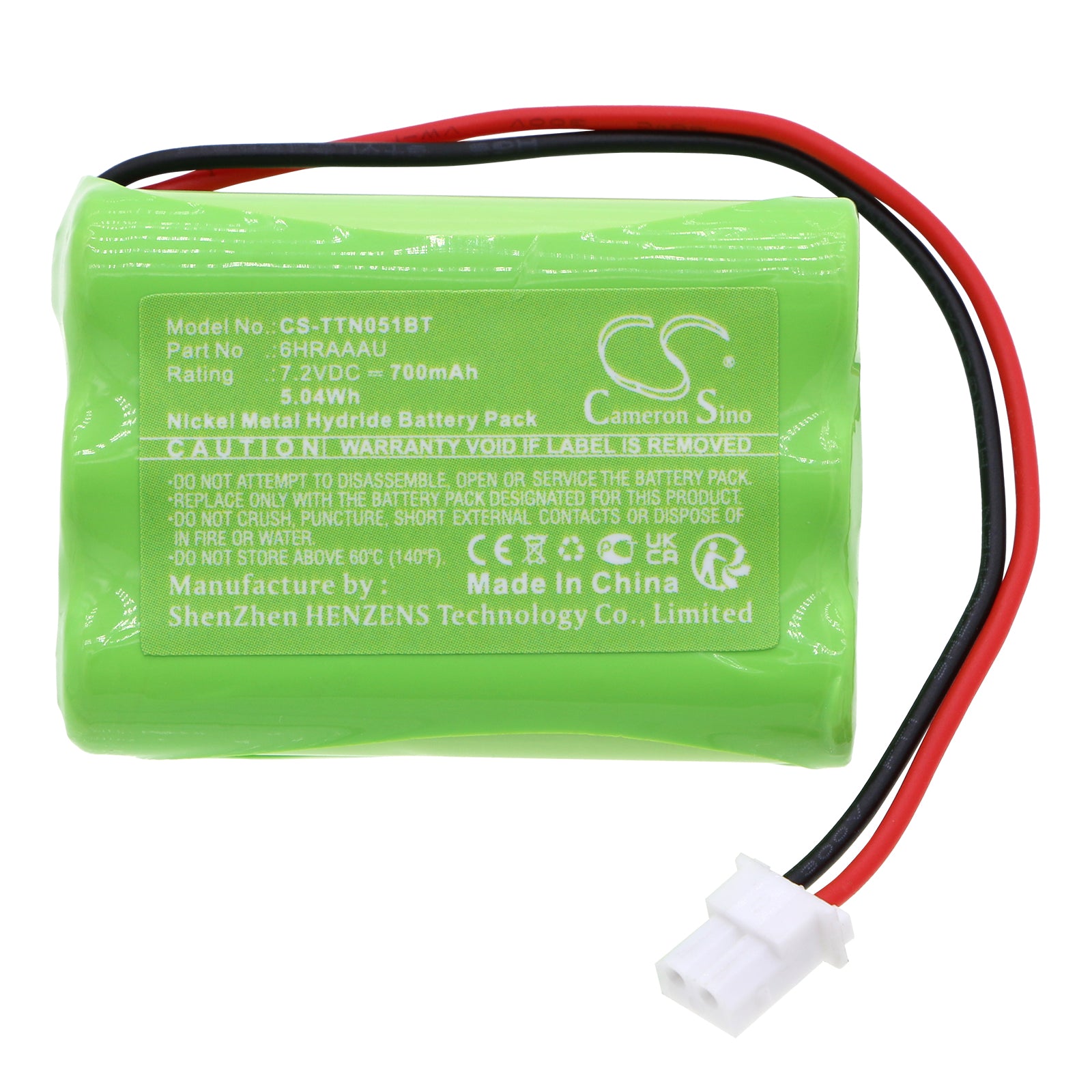 Ni-MH, Alarm System Battery fits Iti 34-051, 422-1891, 7.2V, 700mAh Alarm System Cameron Sino Technology Limited
