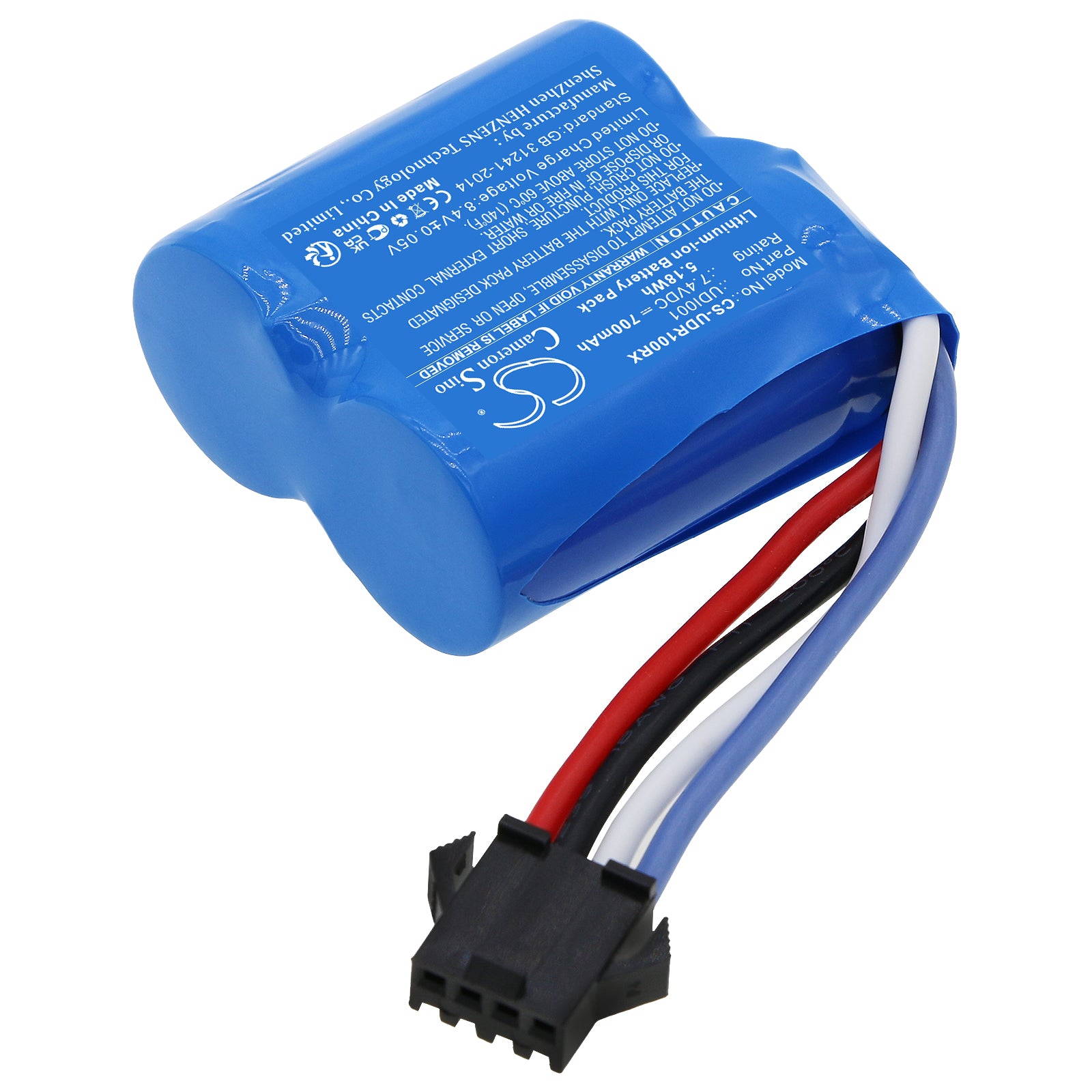 Li-ion, Robot Battery fits Huanqi Hq960, Udi 001, 7.4V, 700mAh Robot Cameron Sino Technology Limited