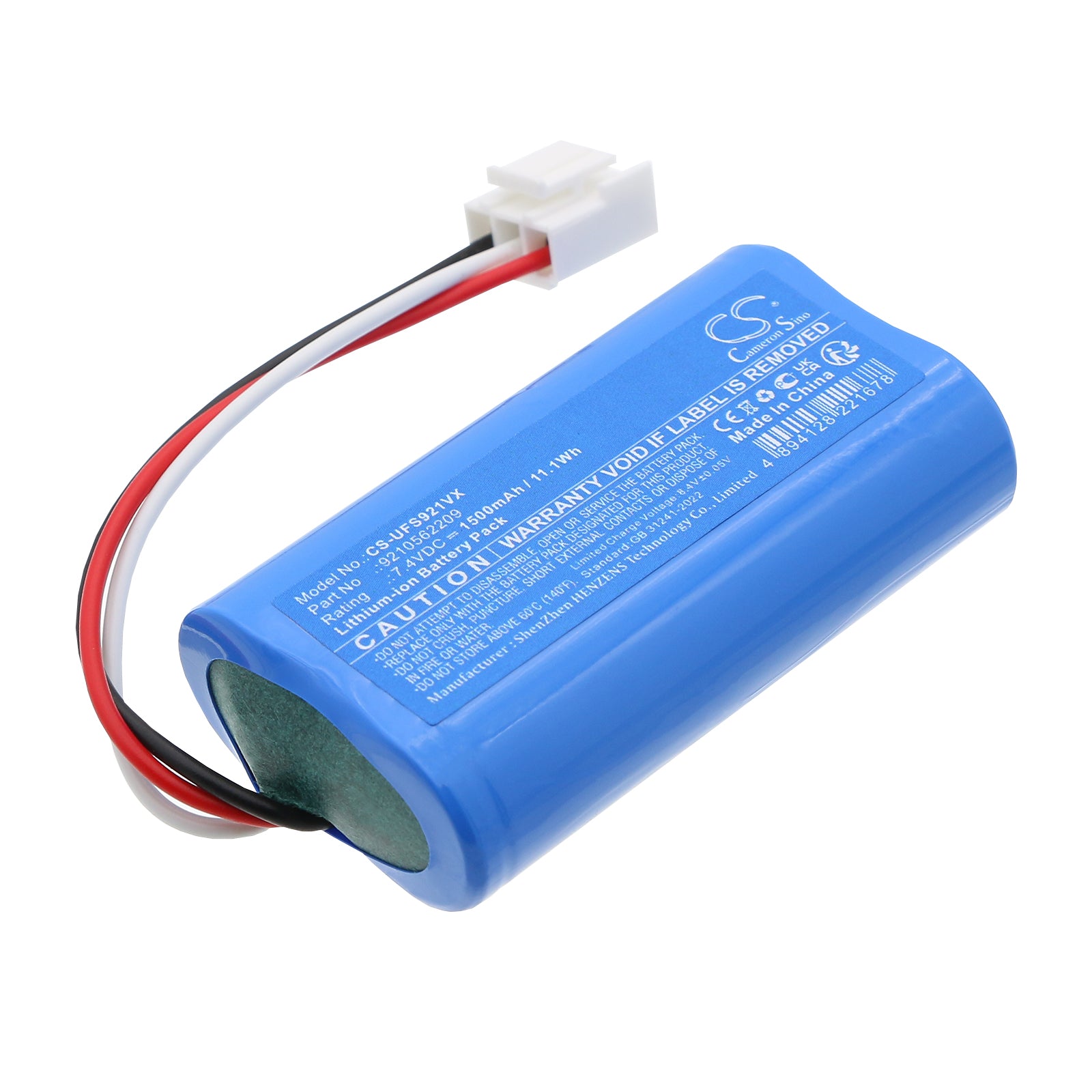 7.4V, Li-ion, 1500mAh, Battery fits Ufesa Exprimidor USB Squeeze & Go, 11.1Wh Kitchenware Cameron Sino Technology Limited