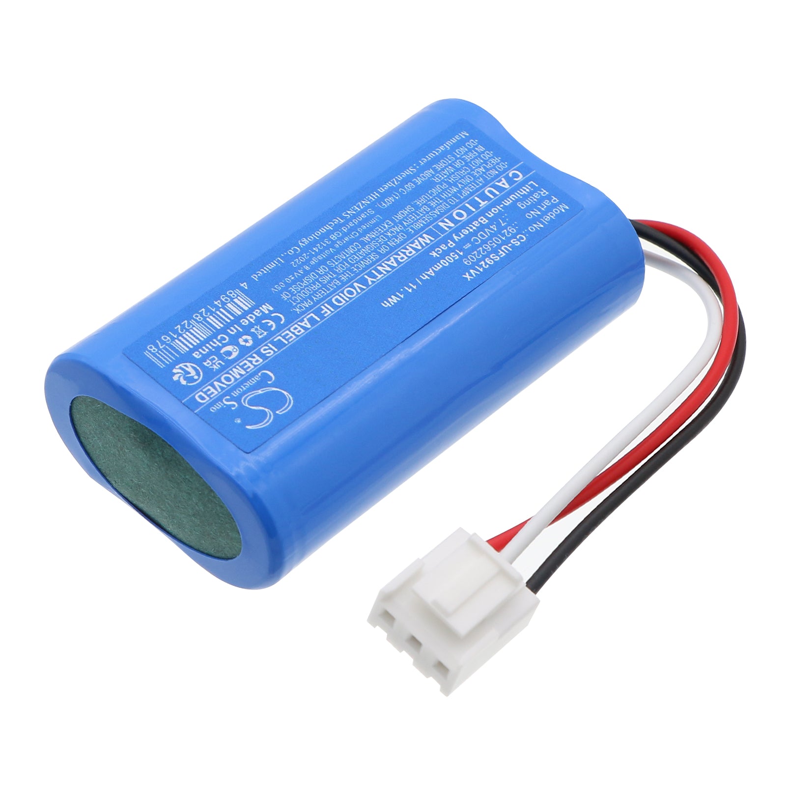 7.4V, Li-ion, 1500mAh, Battery fits Ufesa Exprimidor USB Squeeze & Go, 11.1Wh Kitchenware Cameron Sino Technology Limited