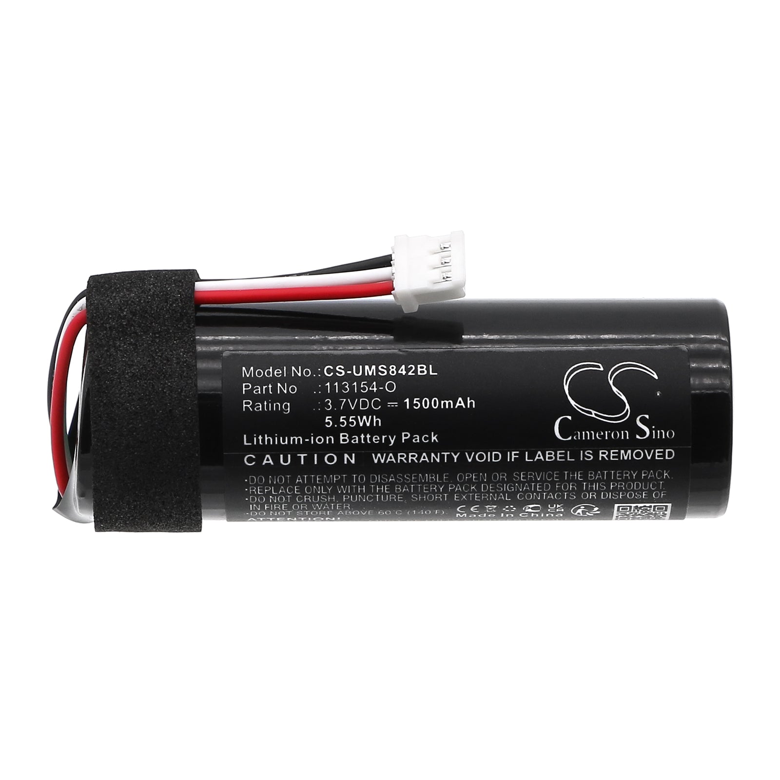 3.7V, Li-ion, 1500mAh, Battery fits Unitech HT-1853, MS840, 5.55Wh Barcode Scanner Cameron Sino Technology Limited