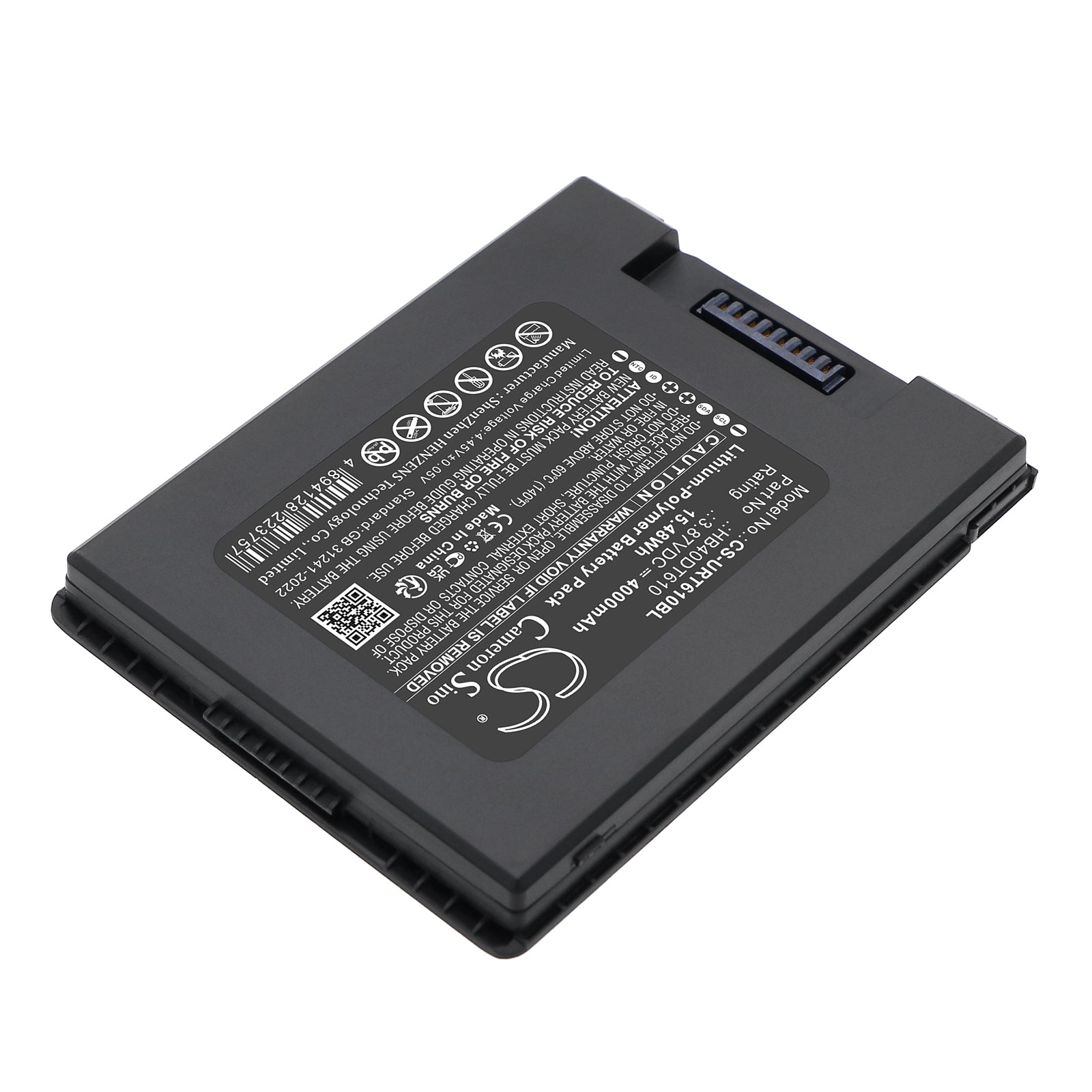 3.87V, Li-Polymer, 4000mAh, Battery fits Urovo DT610, DT610 RFID Mobile Computer, 15.48Wh Barcode Scanner Cameron Sino Technology Limited