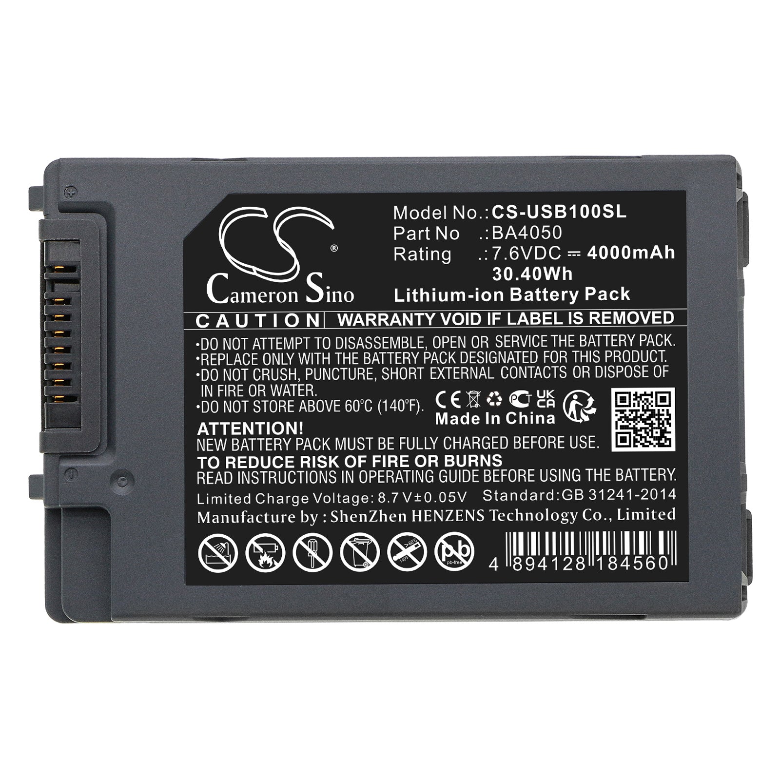 Li-ion, Equipment, Survey, Test Battery fits Unistrong Lz-wb10hc, Uc-b12, 7.6V, 4000mAh Equipment, Survey, Test Cameron Sino Technology Limited