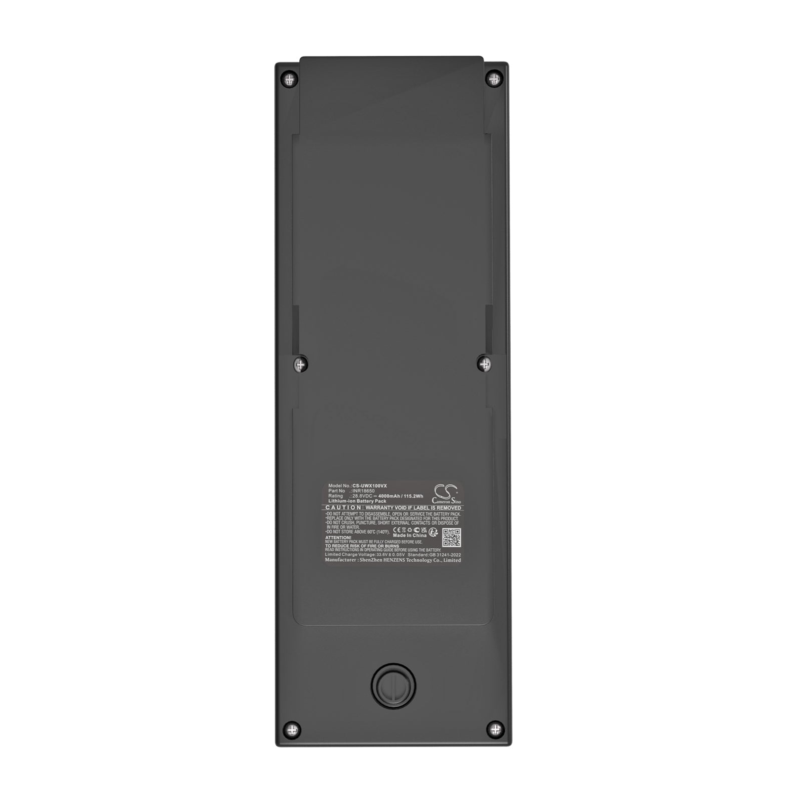 28.8V, Li-ion, 4000mAh, Battery fits UWANT X100, X100 Pro, 115.2Wh Vacuum Cameron Sino Technology Limited
