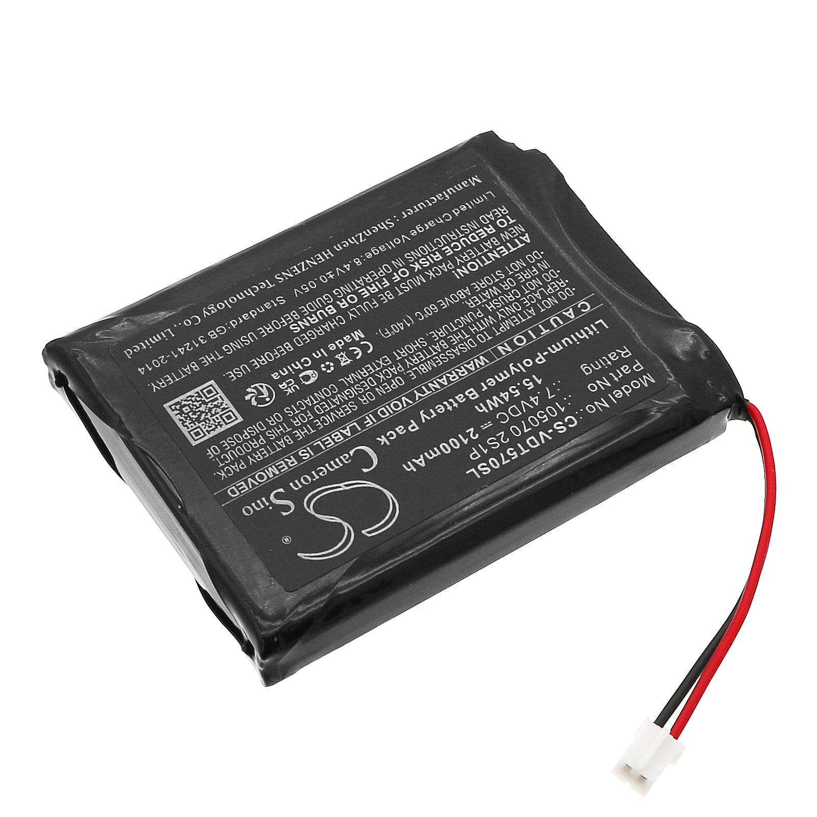 Li-Polymer, Equipment, Survey, Test Battery fits Napa Echlin 92-1548 Tpms Programmin, Echlin 92-1548 Tpms Tool, 7.4V, 2100mAh Equipment, Survey, Test Cameron Sino Technology Limited