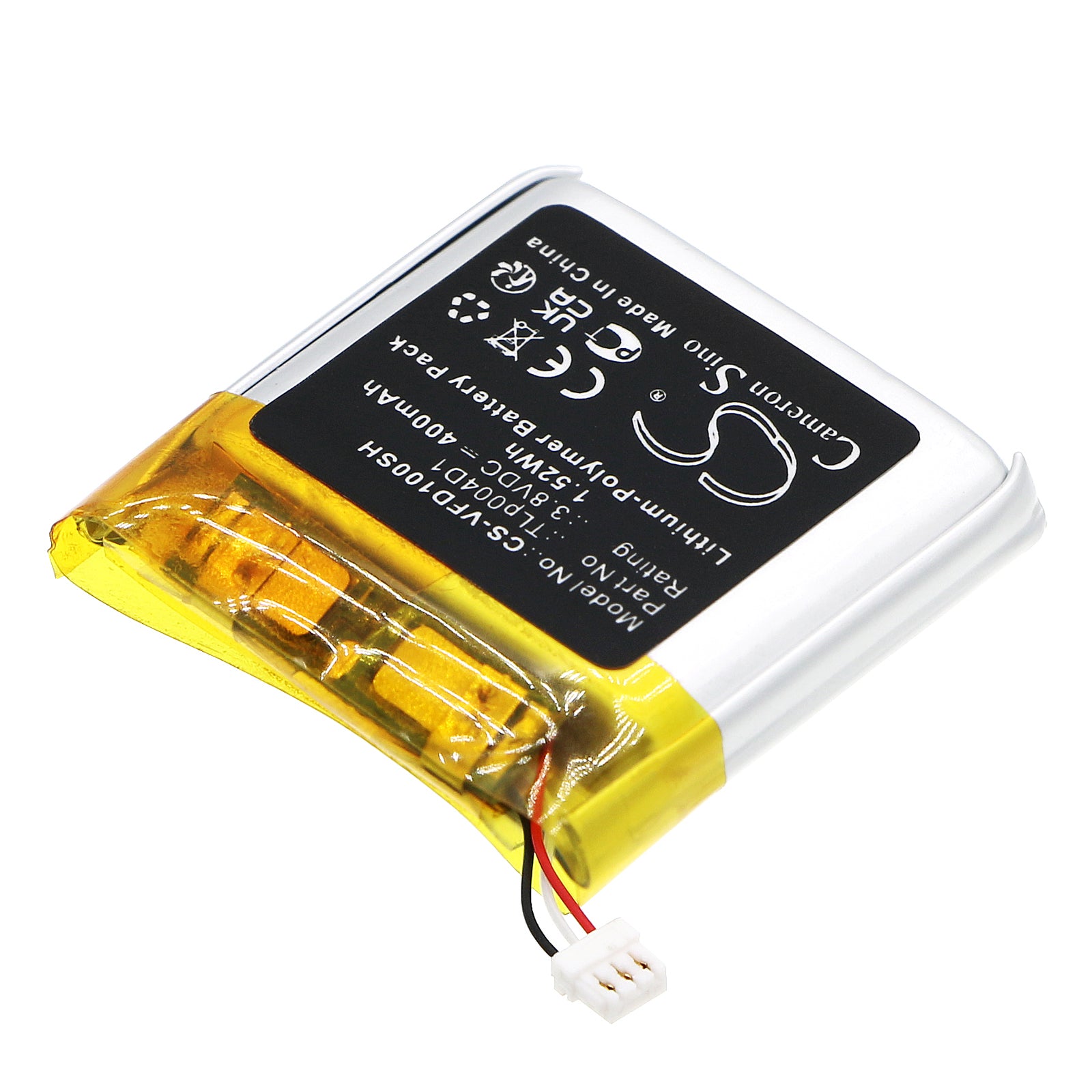 Li-Polymer, Smartwatch Battery fits Vodafone Disney Neo, 3.8V, 400mAh Smartwatch Cameron Sino Technology Limited