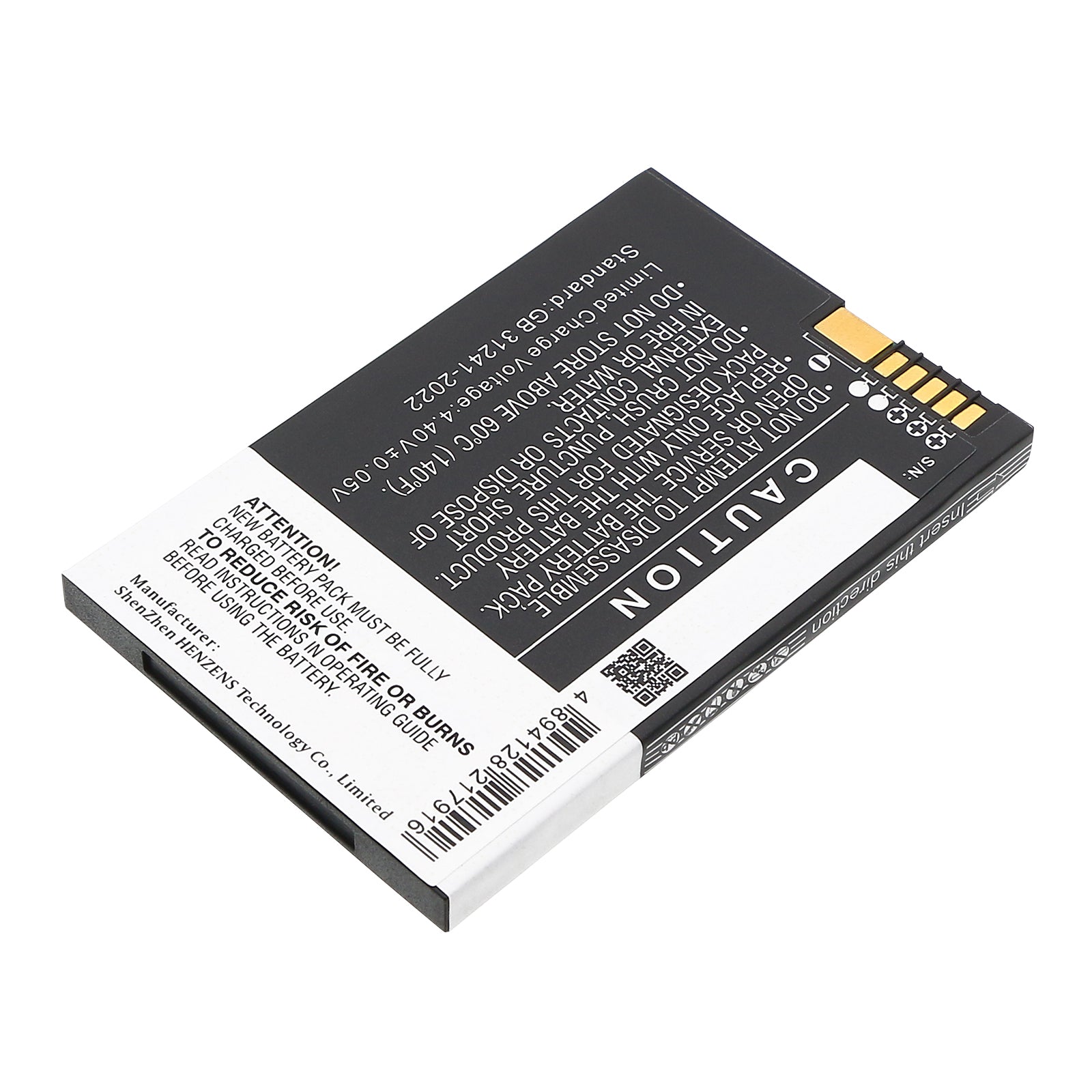 3.85V, Li-ion, 3000mAh, Battery fits VeriFone e280s, e280s V2, 11.55Wh Payment Terminal Cameron Sino Technology Limited