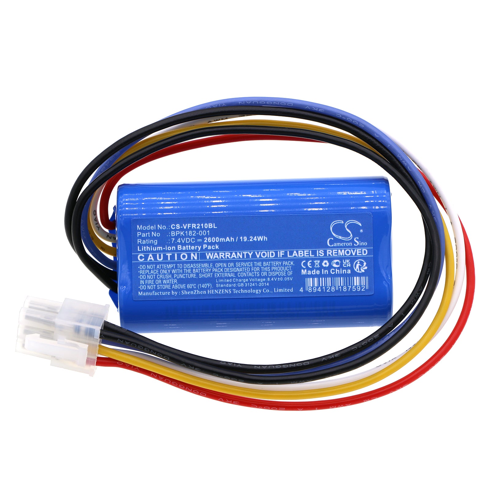 Li-ion, Payment Terminal Battery fits Verifone Pca169-001-01, Pca169-404-01-a, 7.4V, 2600mAh Payment Terminal Cameron Sino Technology Limited