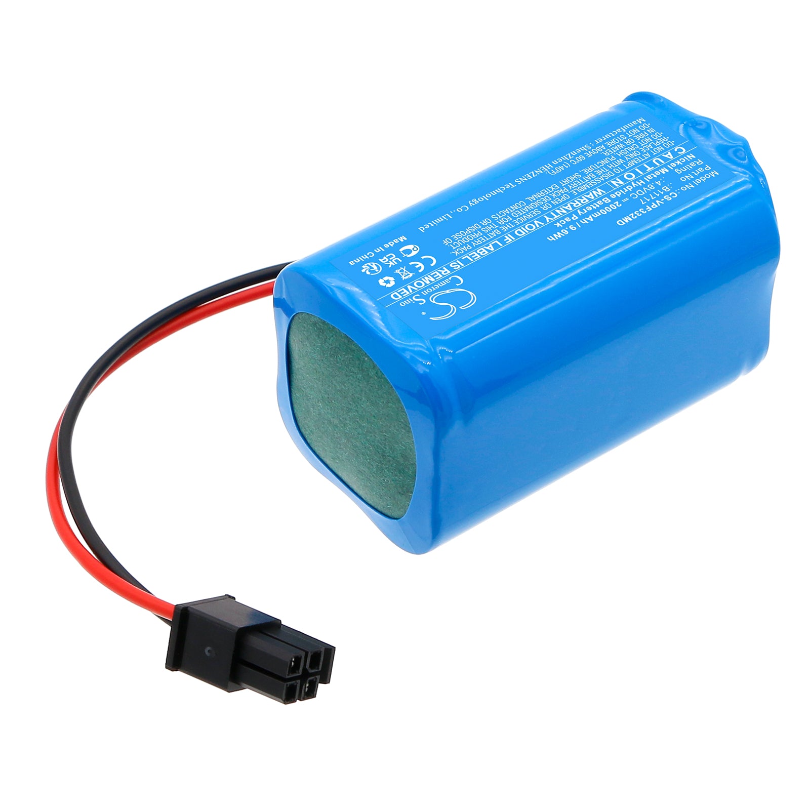 4.8V, Ni-MH, 2000mAh, Battery fits Vapotherm Precision Flow, Precision Flow Plus, 9.6Wh Medical Cameron Sino Technology Limited
