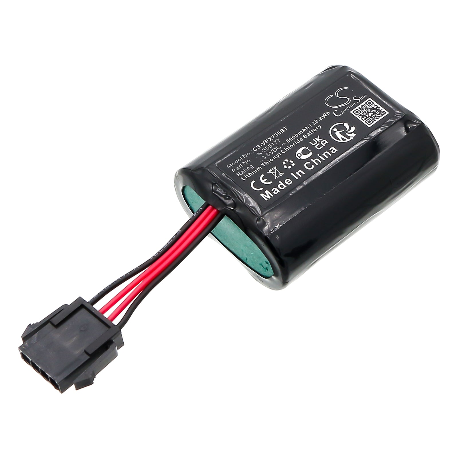 Visonic 3 Point 6 Volt LiSOCl2 8000mAh Battery For MCS 730 MCS 740 PowerMax Siren 28 Watt Hours Alarm System Cameron Sino Technology Limited
