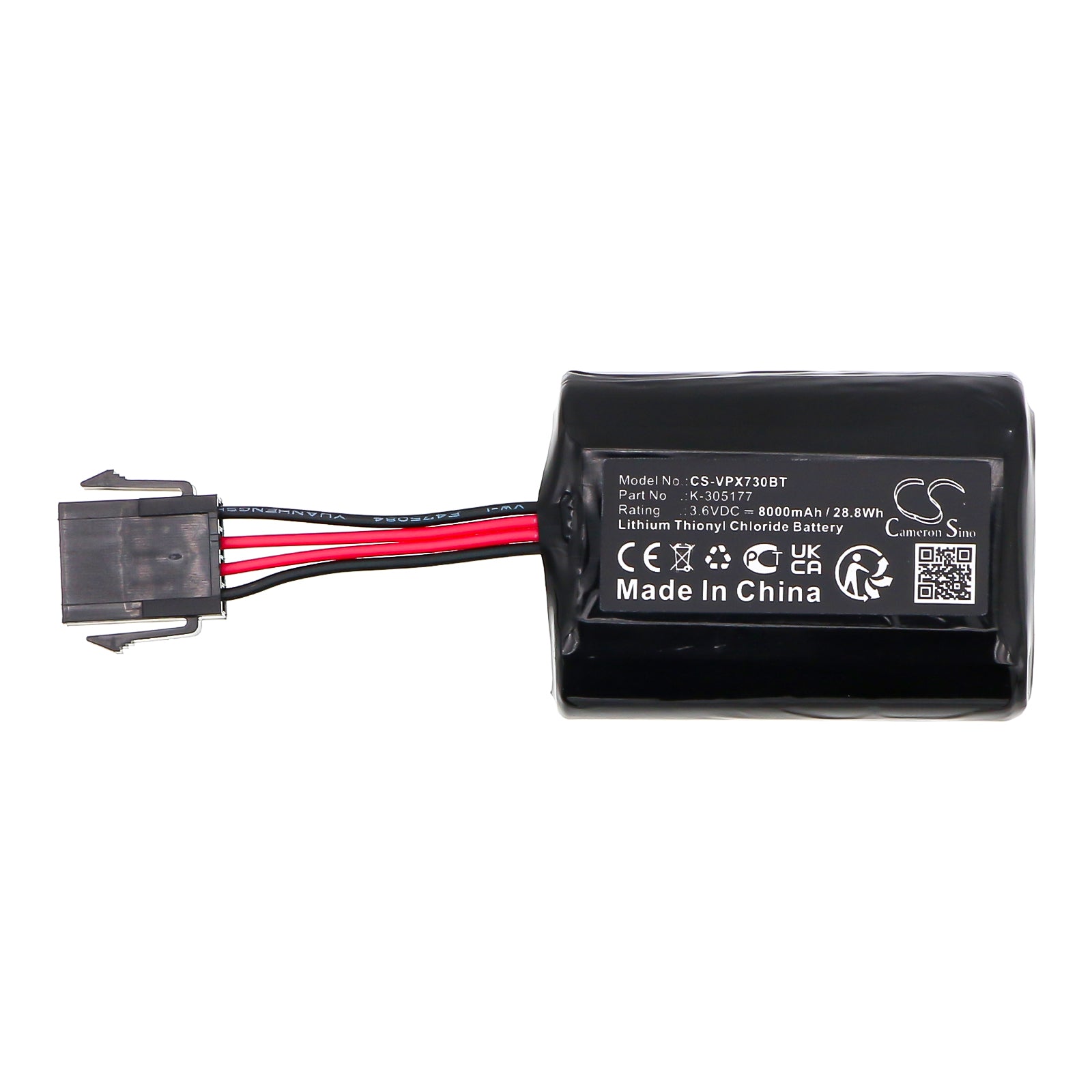 Visonic 3 Point 6 Volt LiSOCl2 8000mAh Battery For MCS 730 MCS 740 PowerMax Siren 28 Watt Hours Alarm System Cameron Sino Technology Limited
