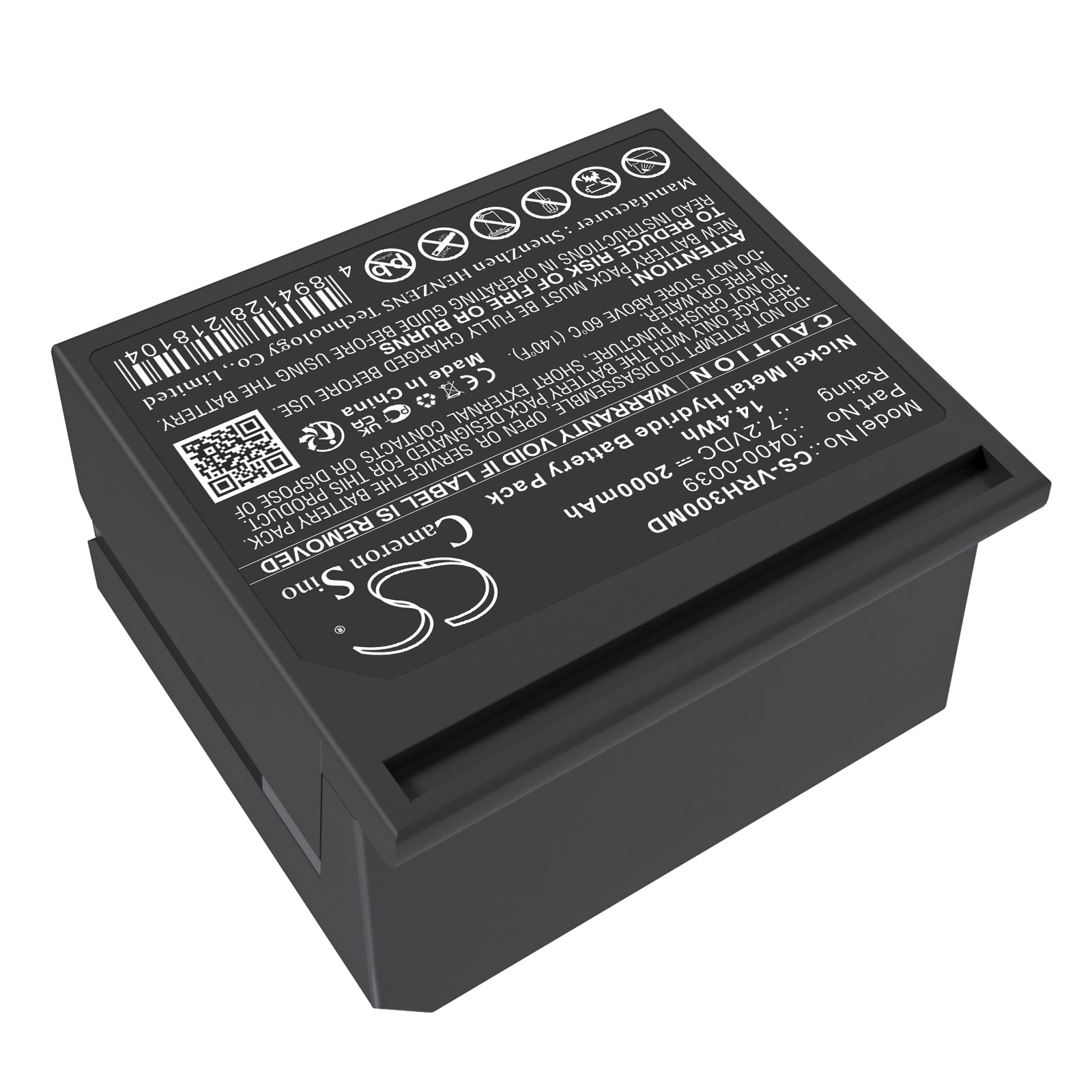7.2V, Ni-MH, 2000mAh, Battery fits Verathon Bladerscan BVI 2500, Bladerscan BVI 3000, 14.4Wh Medical Cameron Sino Technology Limited