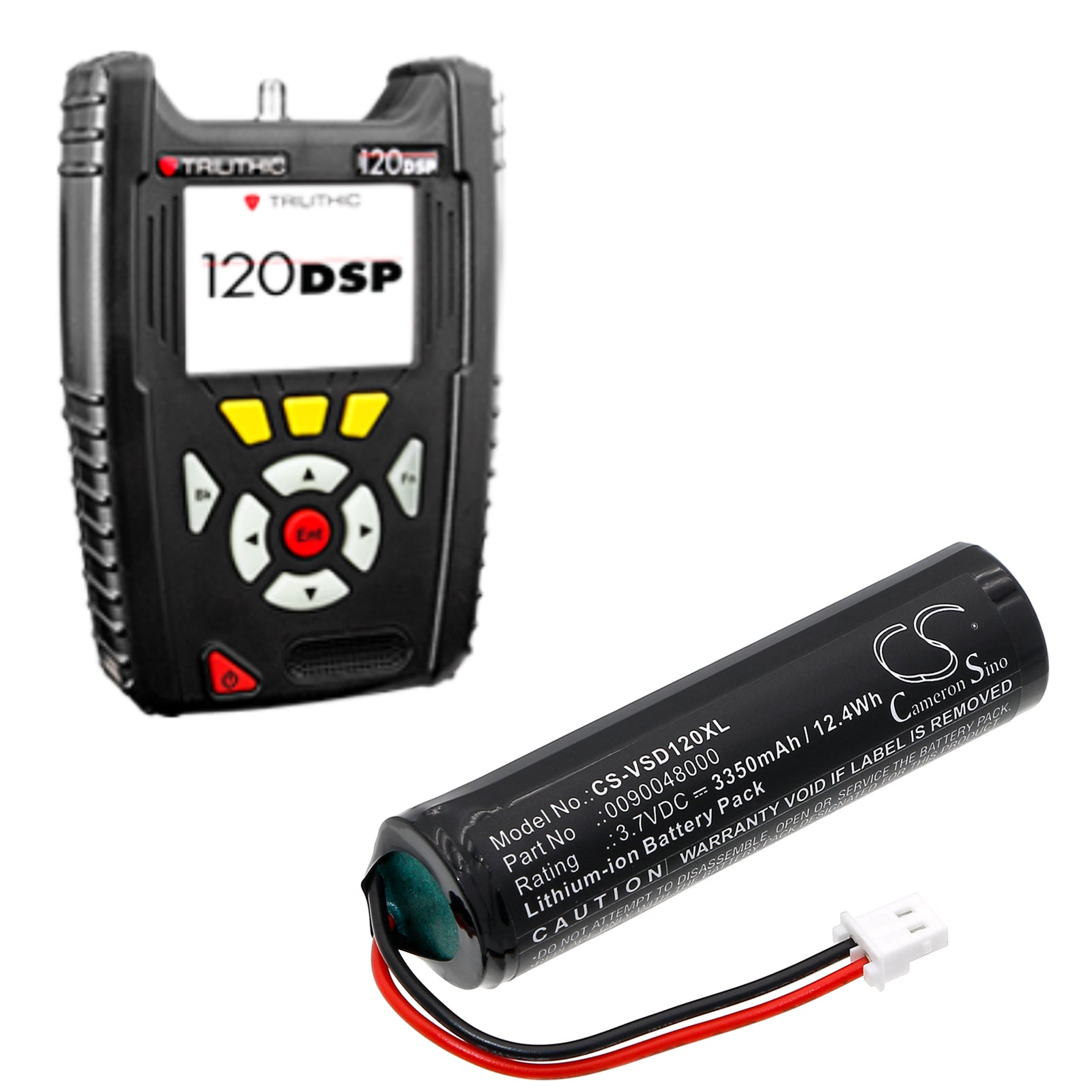 3.7V, Li-ion, 3350mAh, Battery fits Viavi 120 DSP, Seeker, 12.4Wh Equipment, Survey, Test Cameron Sino Technology Limited