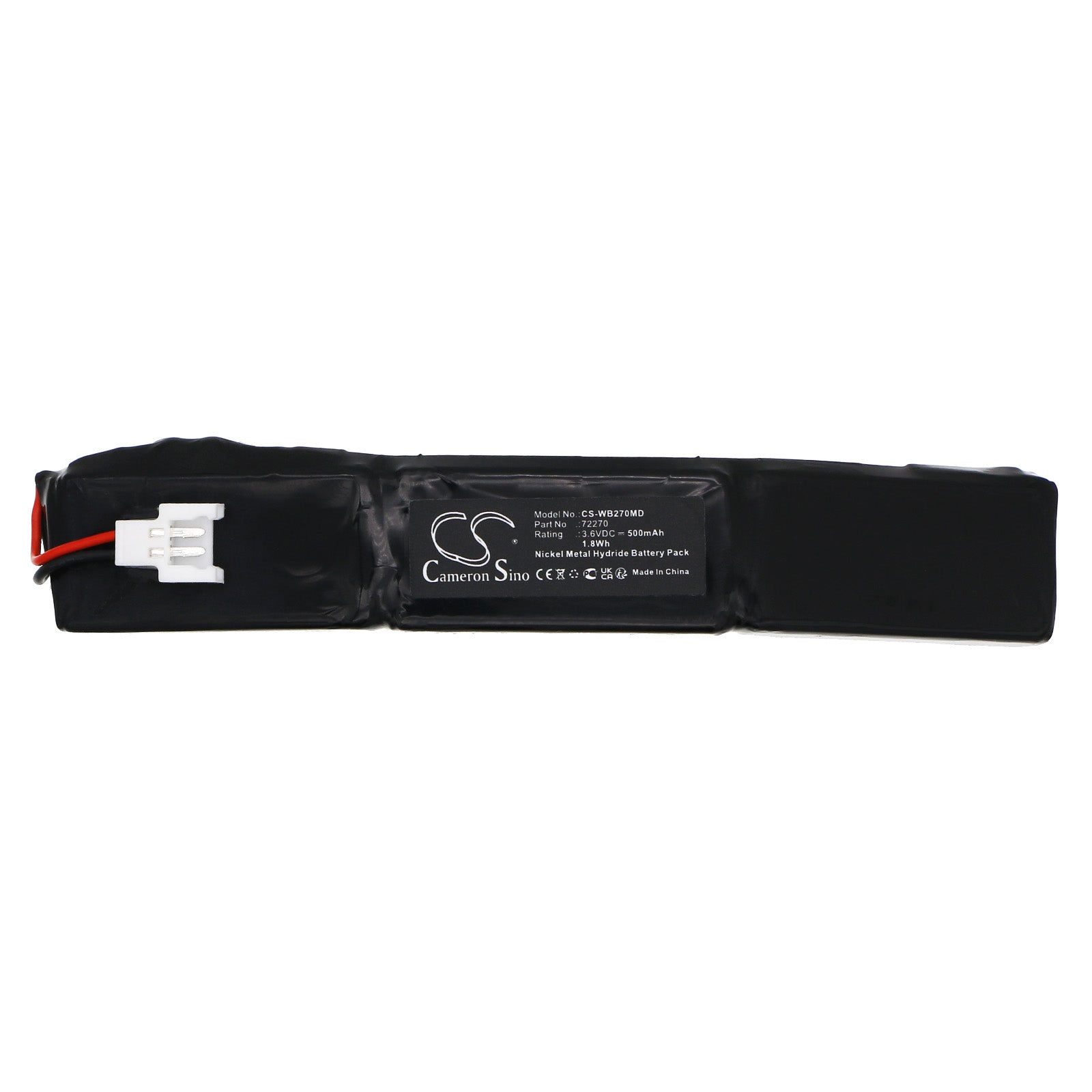 3.6V, Ni-MH, 500mAh, Battery fits Welch-Allyn 460 Green Series Diagnostic Headlight, 4607X, 1.8Wh Medical Cameron Sino Technology Limited