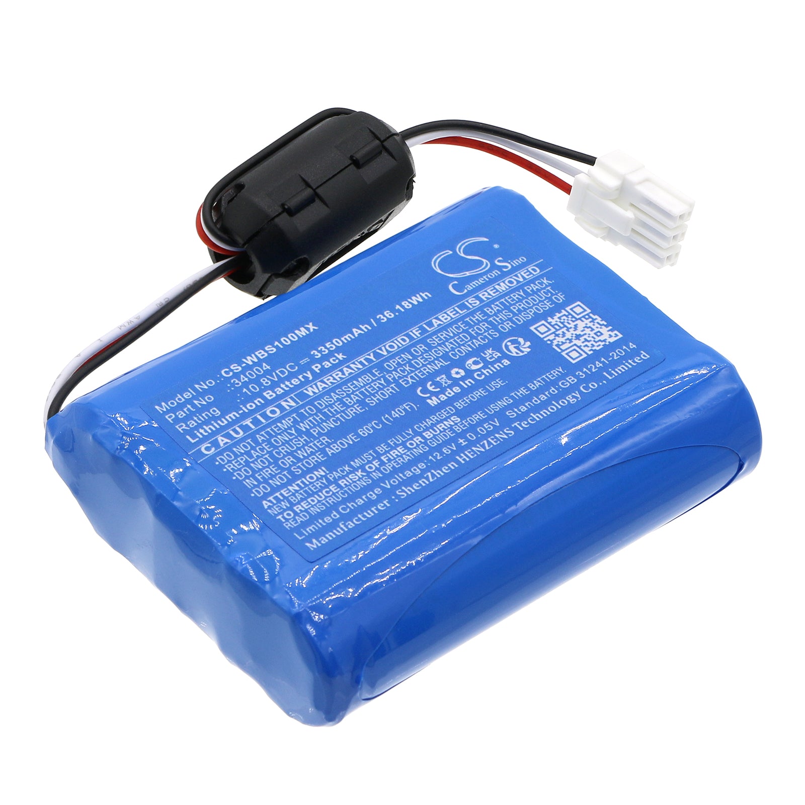 Li-ion, Medical Battery fits Welch-allyn Vs100, Vs100 Spot Vision Screener, 10.8V, 3350mAh Medical Cameron Sino Technology Limited