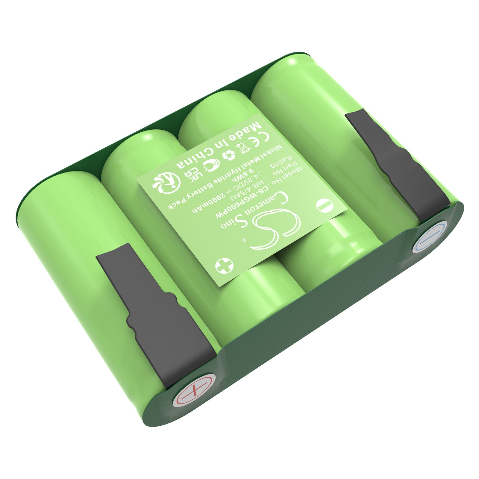 4.8V, Ni-MH, 2000mAh, Battery fits Wolf Garten Accu 60, 9.6Wh Gardening Tools Cameron Sino Technology Limited