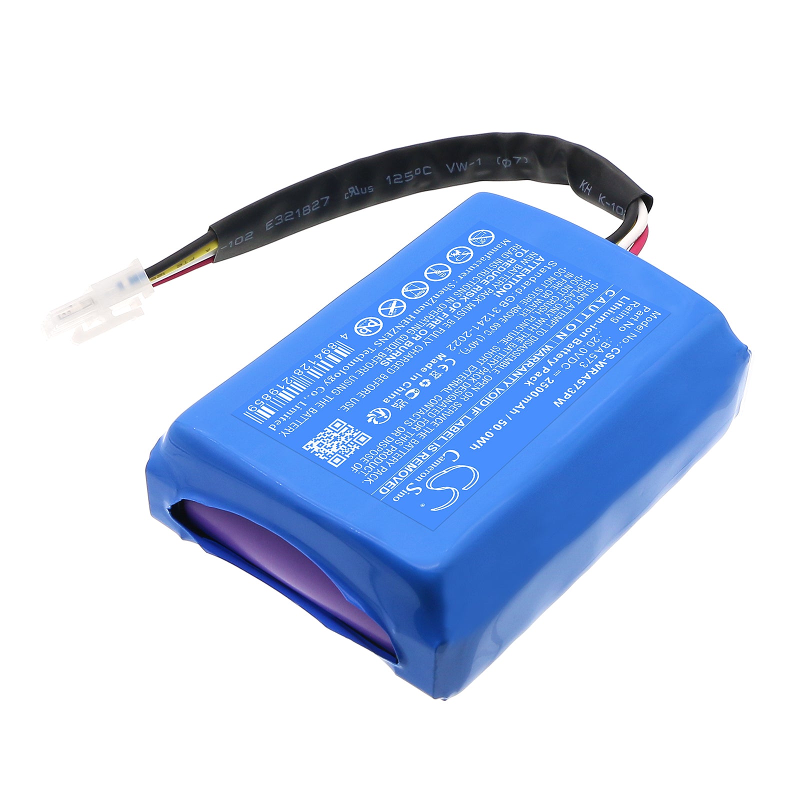 20V, Li-ion, 2500mAh, Battery fits Mowox RM 1000 WiU-SN, RM 500 WIU-SN, 50Wh Lawn Mowers Cameron Sino Technology Limited