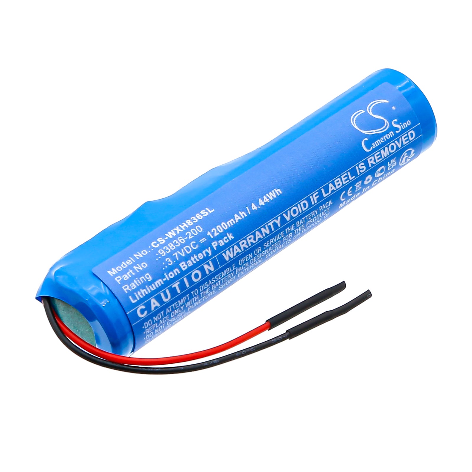3.7V, Li-ion, 1200mAh, Battery fits Wahl 93836-200, 4.44Wh Shaver Cameron Sino Technology Limited