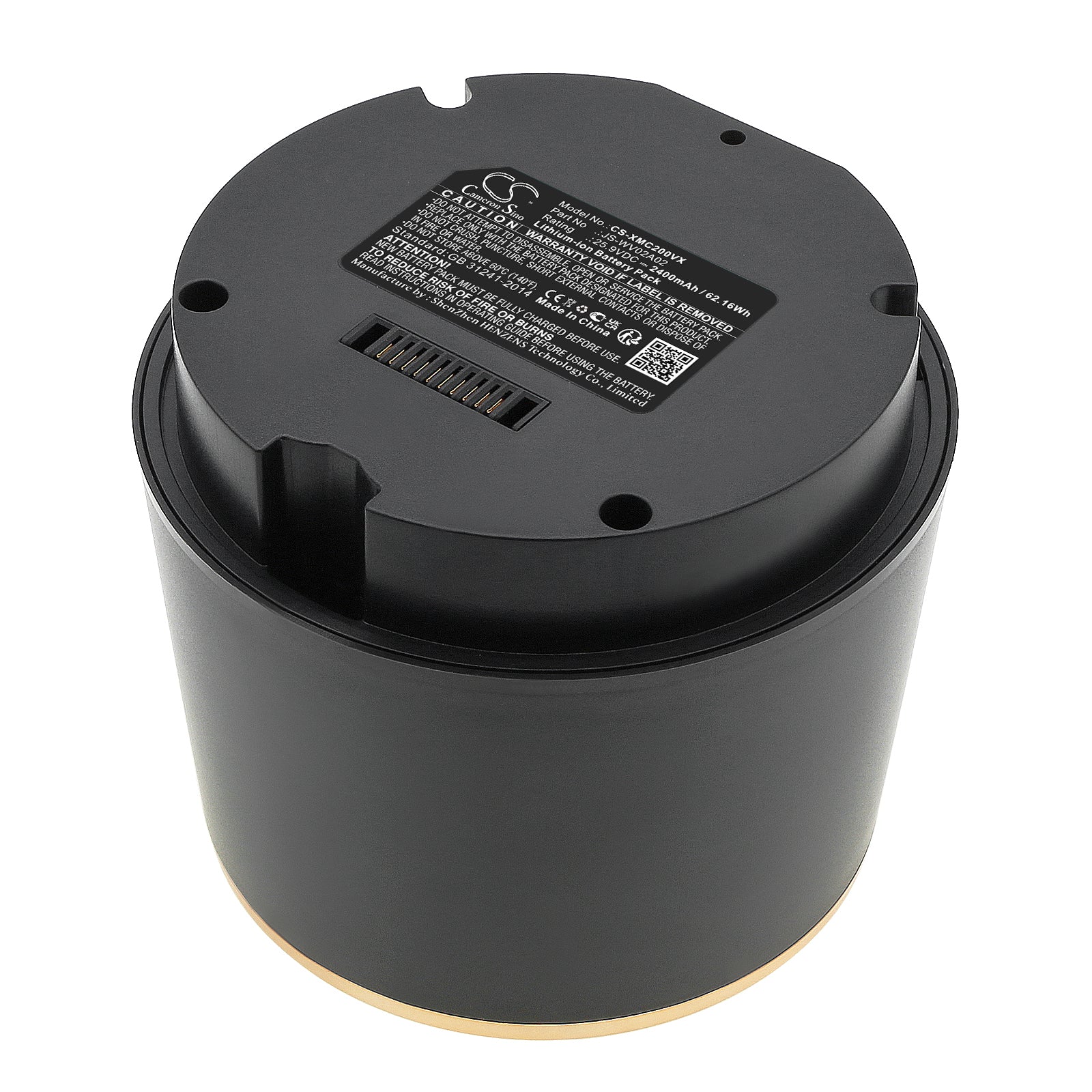 Li-ion, Vacuum Battery fits Xiaomi Viomi Cyber, Viomi Cyber Lite, 25.9V, 2400mAh Vacuum Cameron Sino Technology Limited