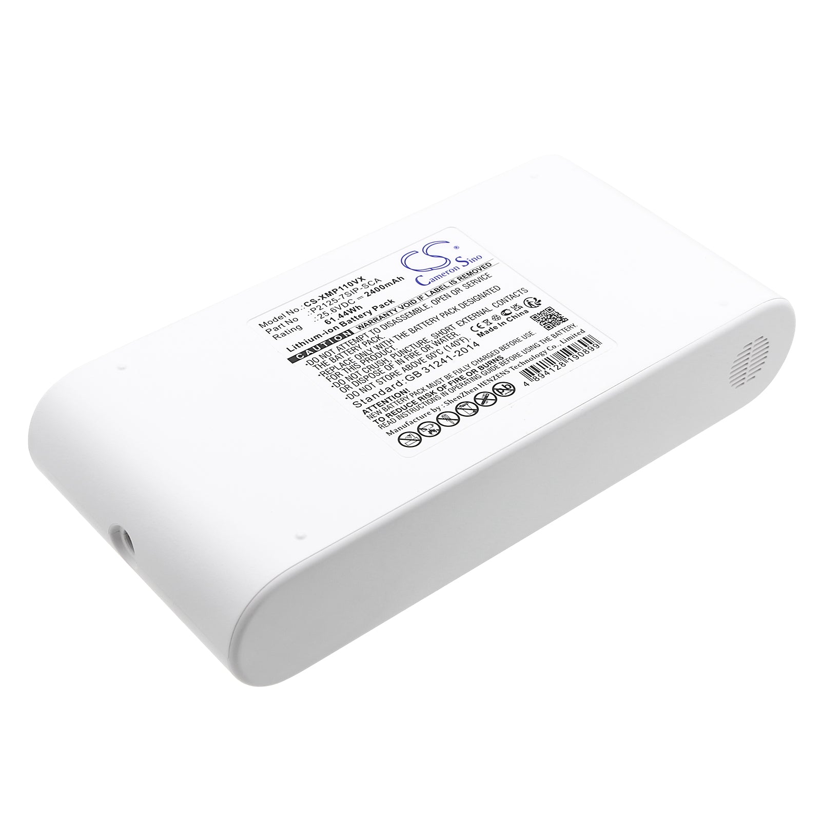 Li-ion, Vacuum Battery fits Dreame P10, P10 Pro, 25.6V, 2400mAh Vacuum Cameron Sino Technology Limited