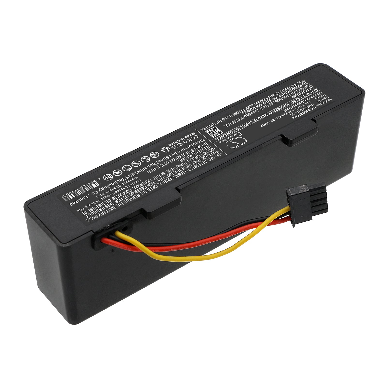 Li-ion, Vacuum Battery fits Xiaomi Mi Robot Vacuum Mop P, Mijia 2, 14.4V, 2600mAh CS-XMR210VX Vacuum Cameron Sino Technology Limited