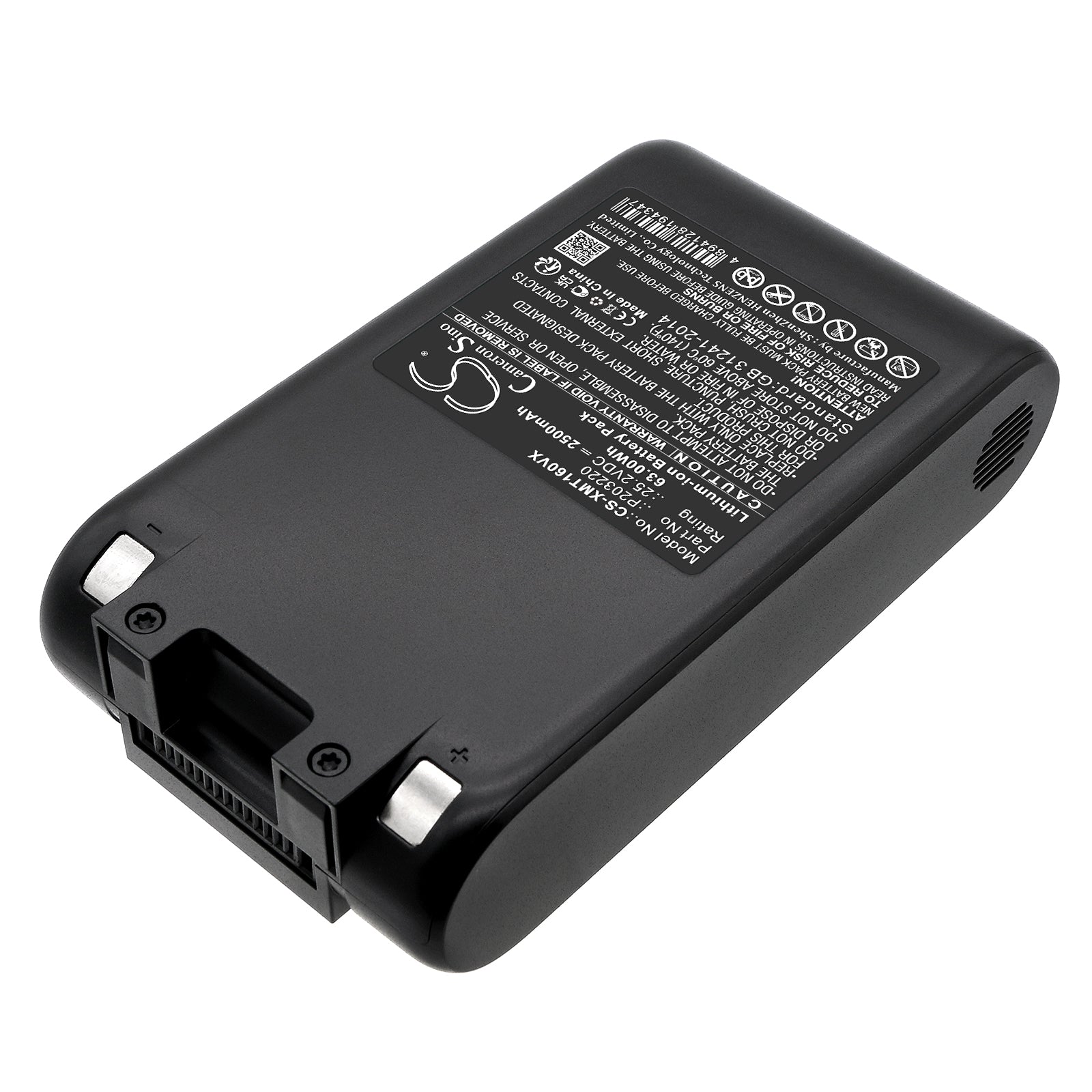 Li-ion, Vacuum Battery fits Dreame V12s, V16s, 25.2V, 2500mAh Vacuum Cameron Sino Technology Limited