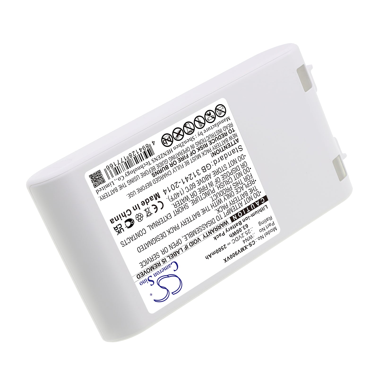 Li-ion, Vacuum Battery fits Dreame V10, V8, 25.2V, 2500mAh Vacuum Cameron Sino Technology Limited