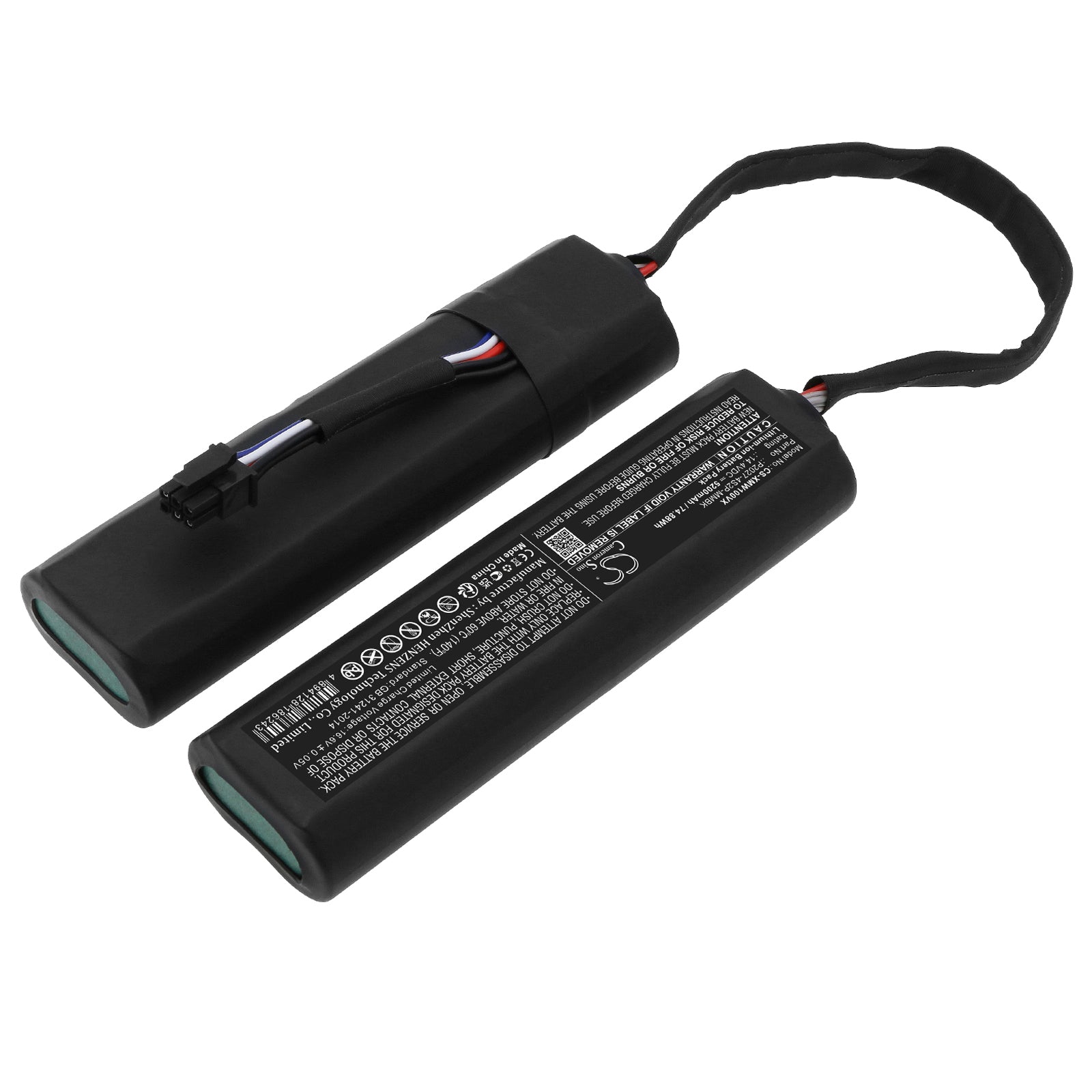 Li-ion, Vacuum Battery fits Xiaomi Dreame W10, Dreame W10 Pro, 14.4V, 5200mAh Vacuum Cameron Sino Technology Limited