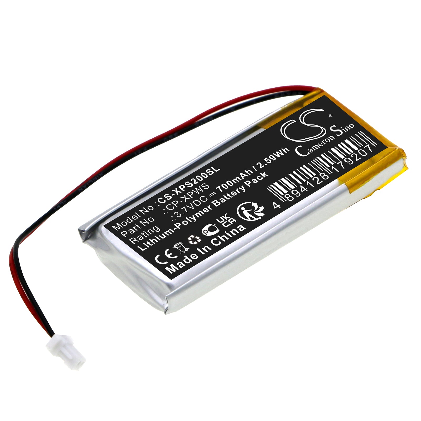 Li-Polymer, Equipment, Survey, Test Battery fits Xp Deus Mi-4 Pinpointers, Mi-6 Pinpointers, 3.7V, 700mAh Equipment, Survey, Test Cameron Sino Technology Limited