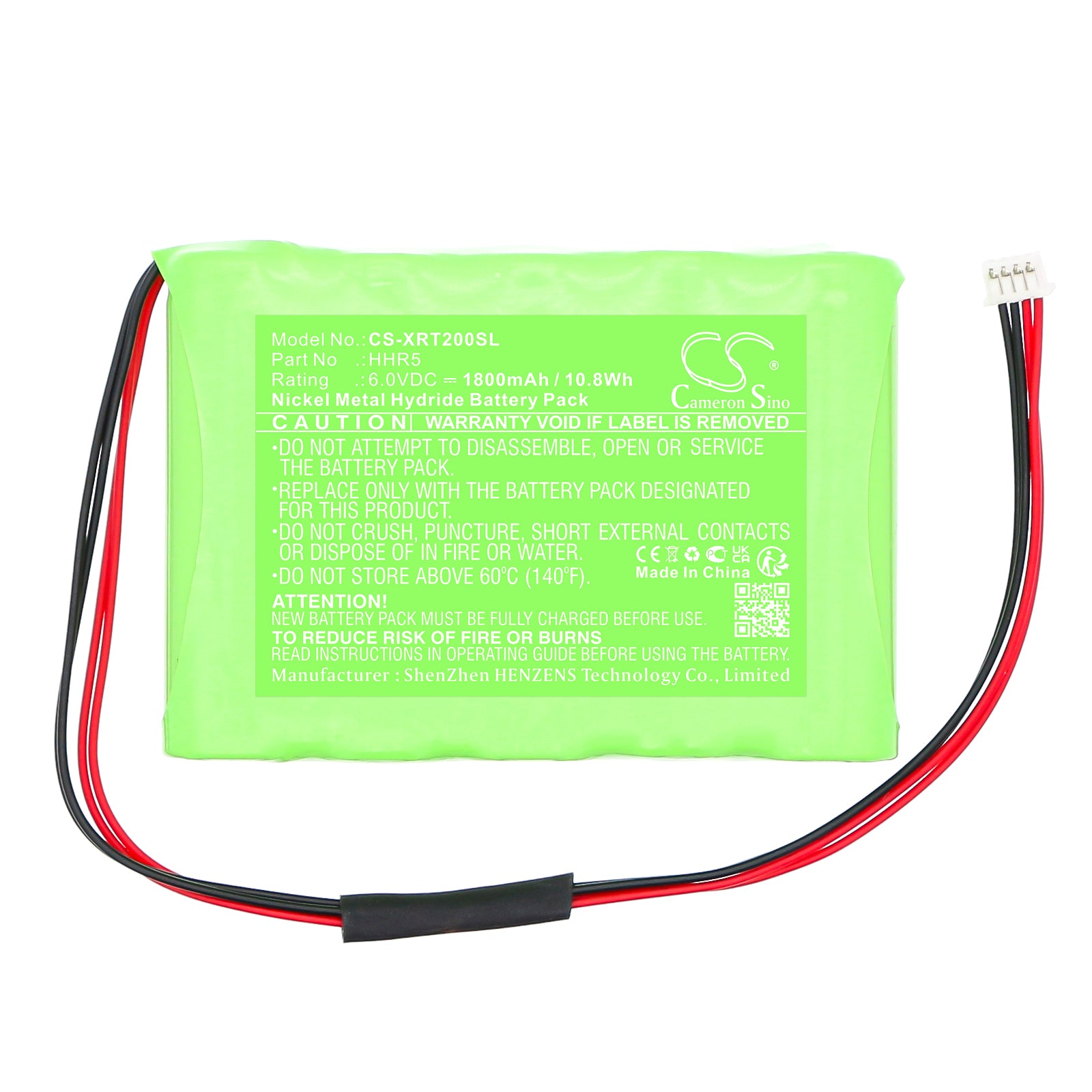 6V, Ni-MH, 1800mAh, Battery fits X-Rite CCD4, CCD5, 10.8Wh Equipment, Survey, Test Cameron Sino Technology Limited