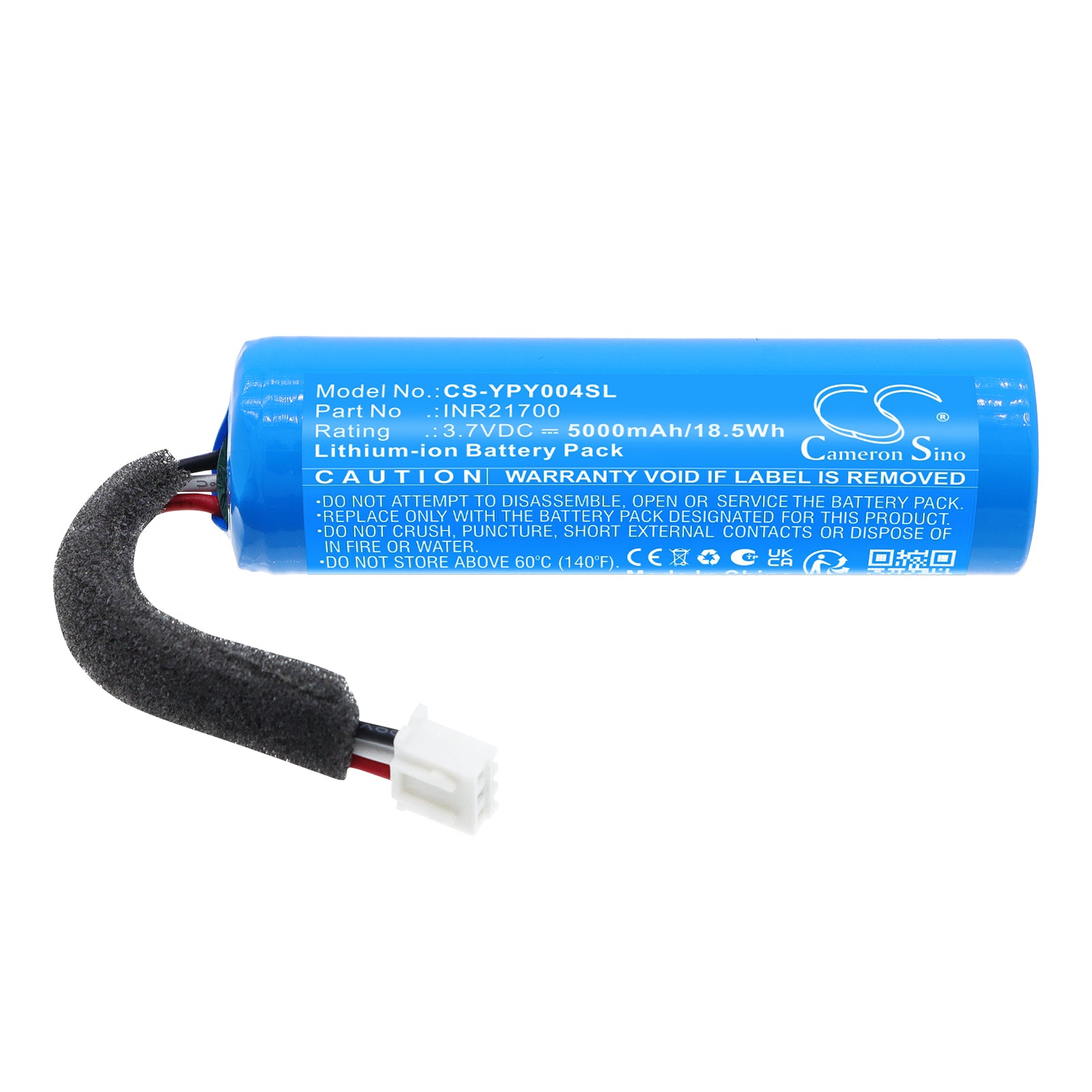 3.7V, Li-ion, 5000mAh, Battery fits Yoto YP004, player 3rd Gen, 18.5Wh Speaker Cameron Sino Technology Limited