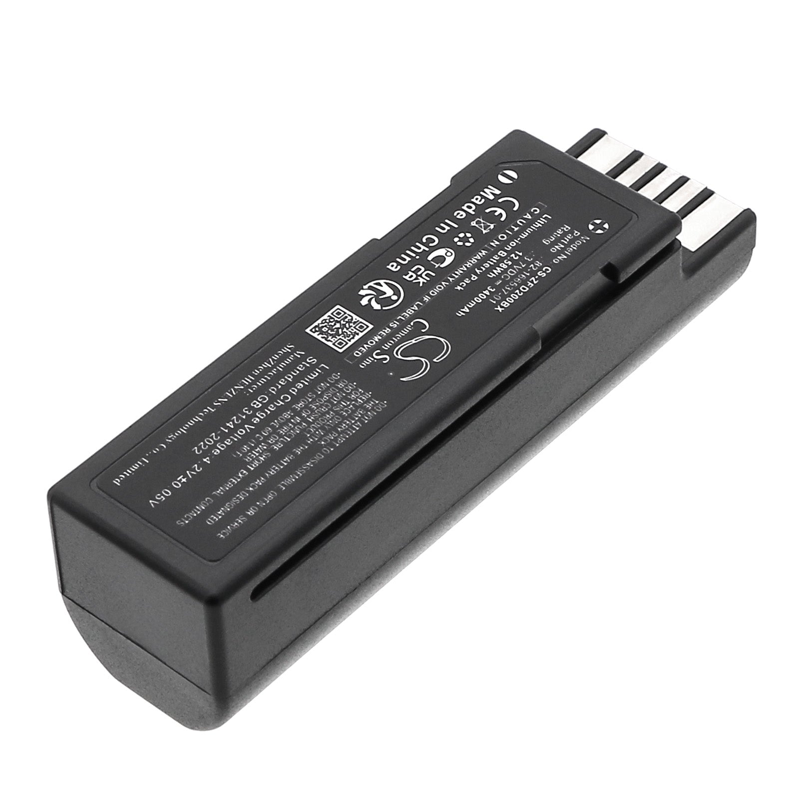 3.7V, Li-ion, 3400mAh, Battery fits Zebra RFD2000, 12.58Wh Barcode Scanner Cameron Sino Technology Limited