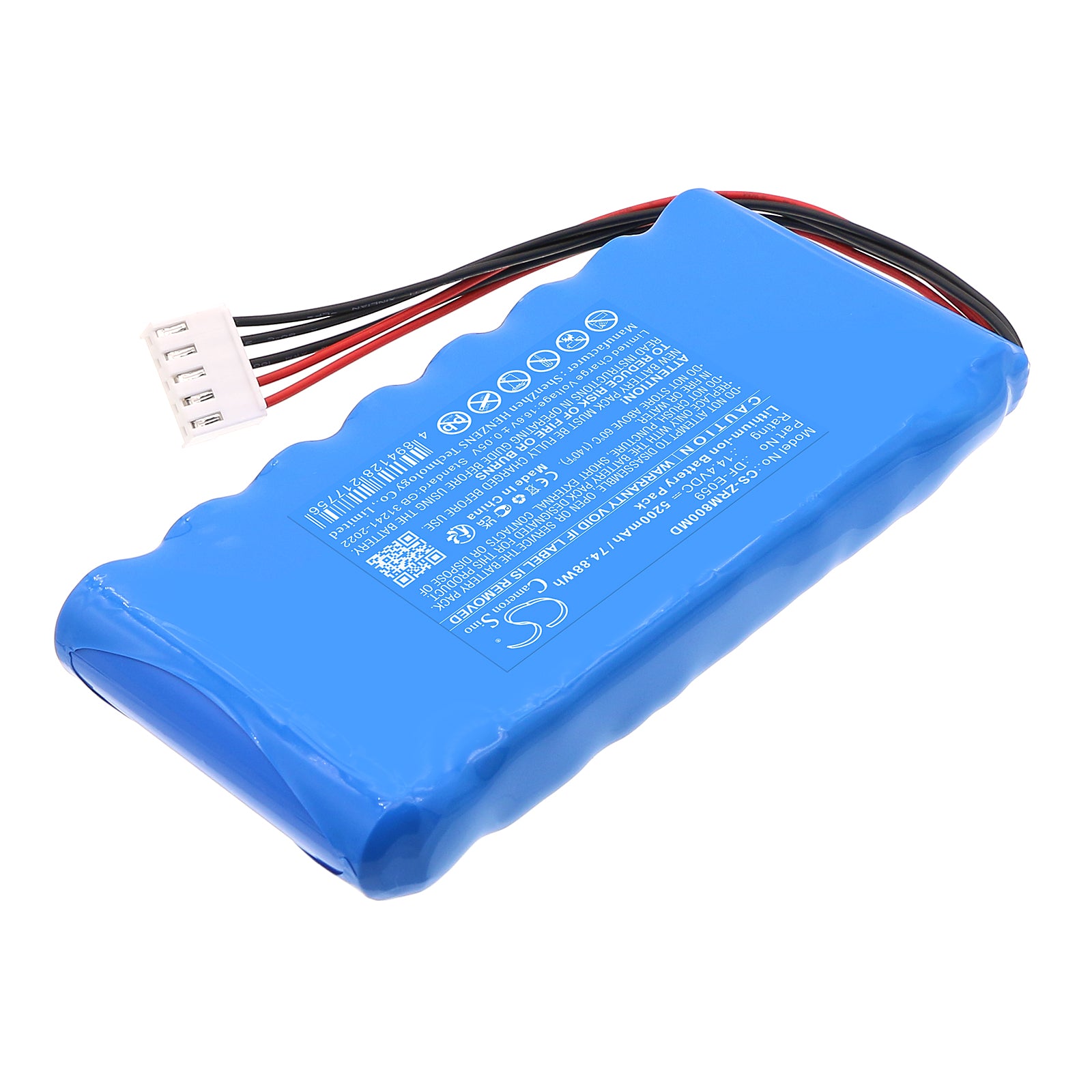 14.4V, Li-ion, 5200mAh, Battery fits Zoncare iMAC U70, iMAC U80, 74.88Wh Medical Cameron Sino Technology Limited