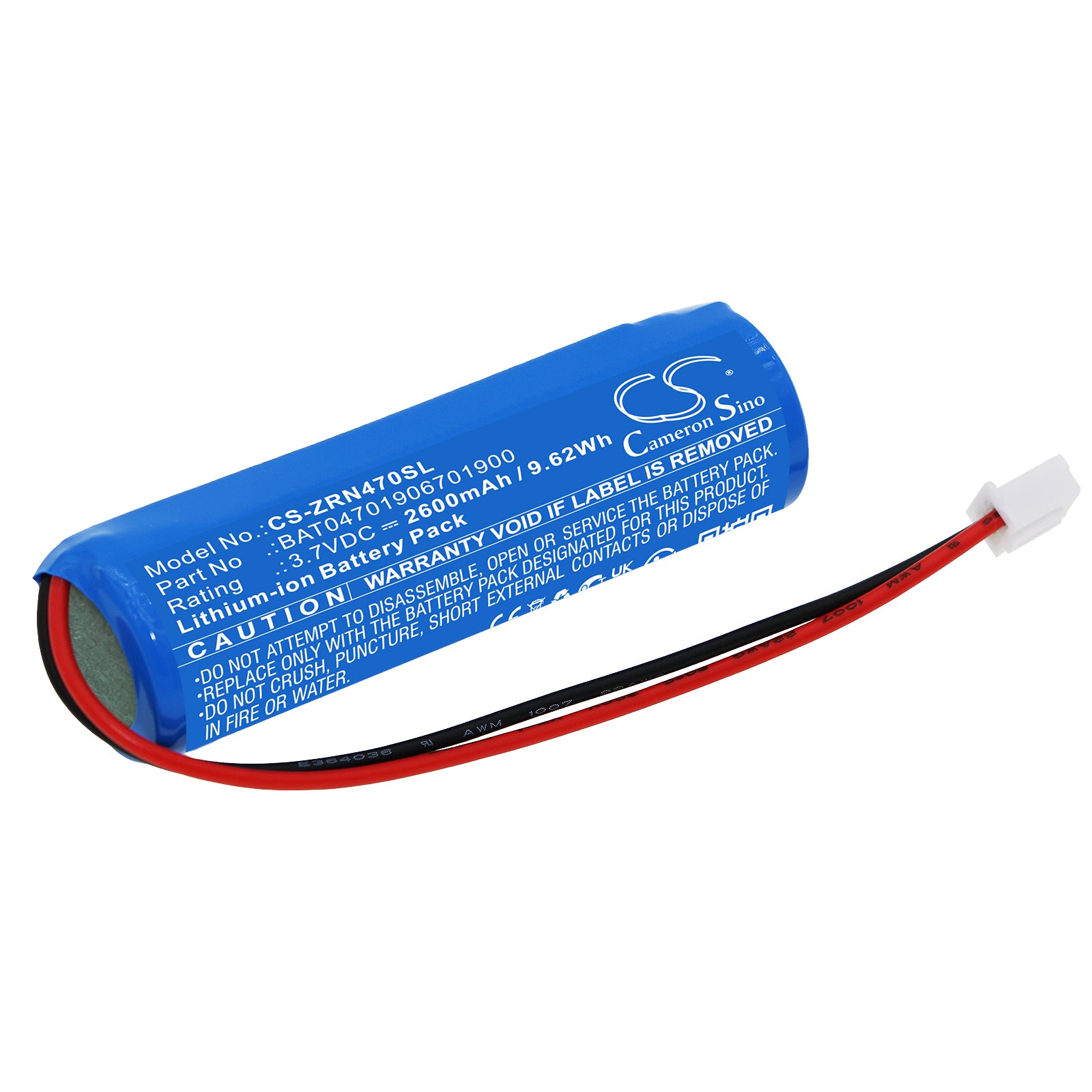 Li-ion, Portable Led Desk Lamp Battery fits Sigor Nudrop, Zafferano Home, 3.7V, 2600mAh Portable Led Desk Lamp Cameron Sino Technology Limited