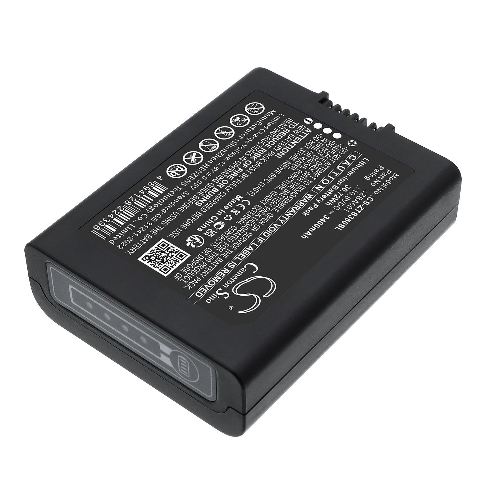 10.8V, Li-ion, 3400mAh, Battery fits GeoMax Zenith 35 GPS GNSS, Zenith35, 36.72Wh Equipment, Survey, Test Cameron Sino Technology Limited