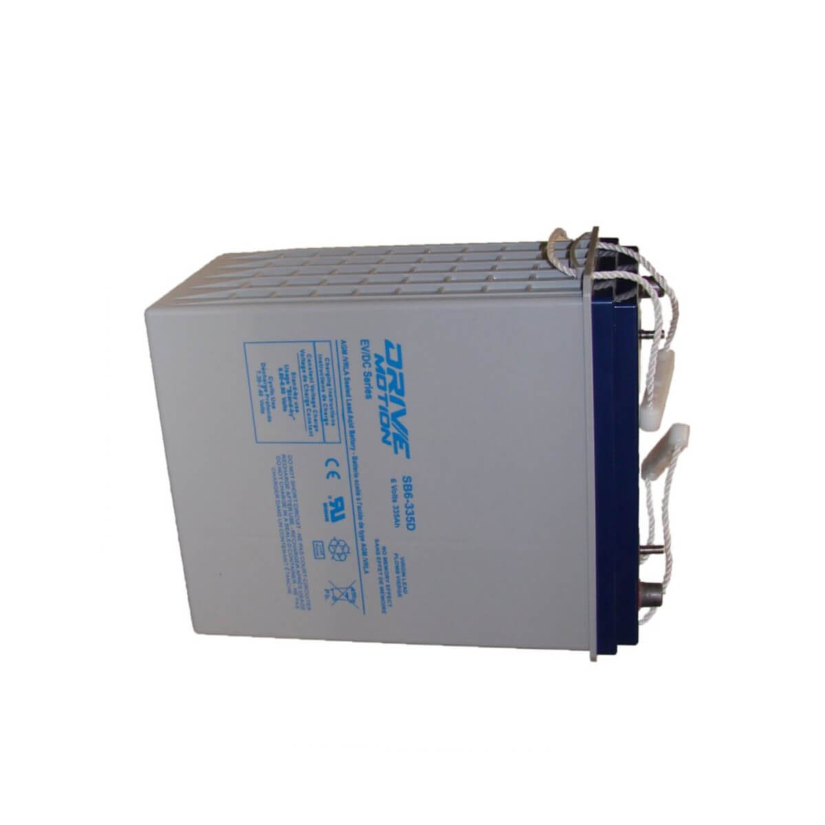 Drive Motion SB6-335D Deep Cycle VRLA Battery fits 6V-335Ah (305) Sealed Lead Acid Batteries Drivemotion
