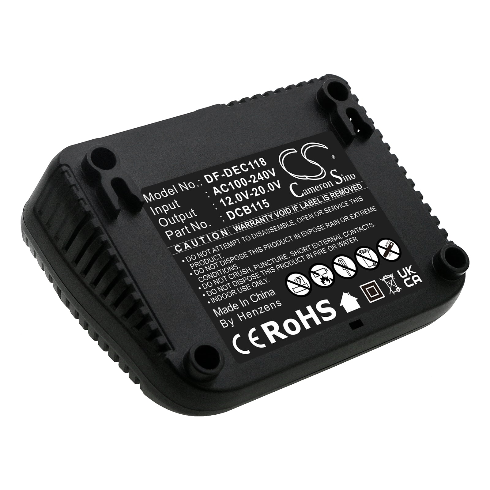 AC to DC, Power Tools Charger Battery fits Dewalt 120v Max, 12v Max Li-ion, DF-DEC118UK Power Tools Charger Cameron Sino Technology Limited
