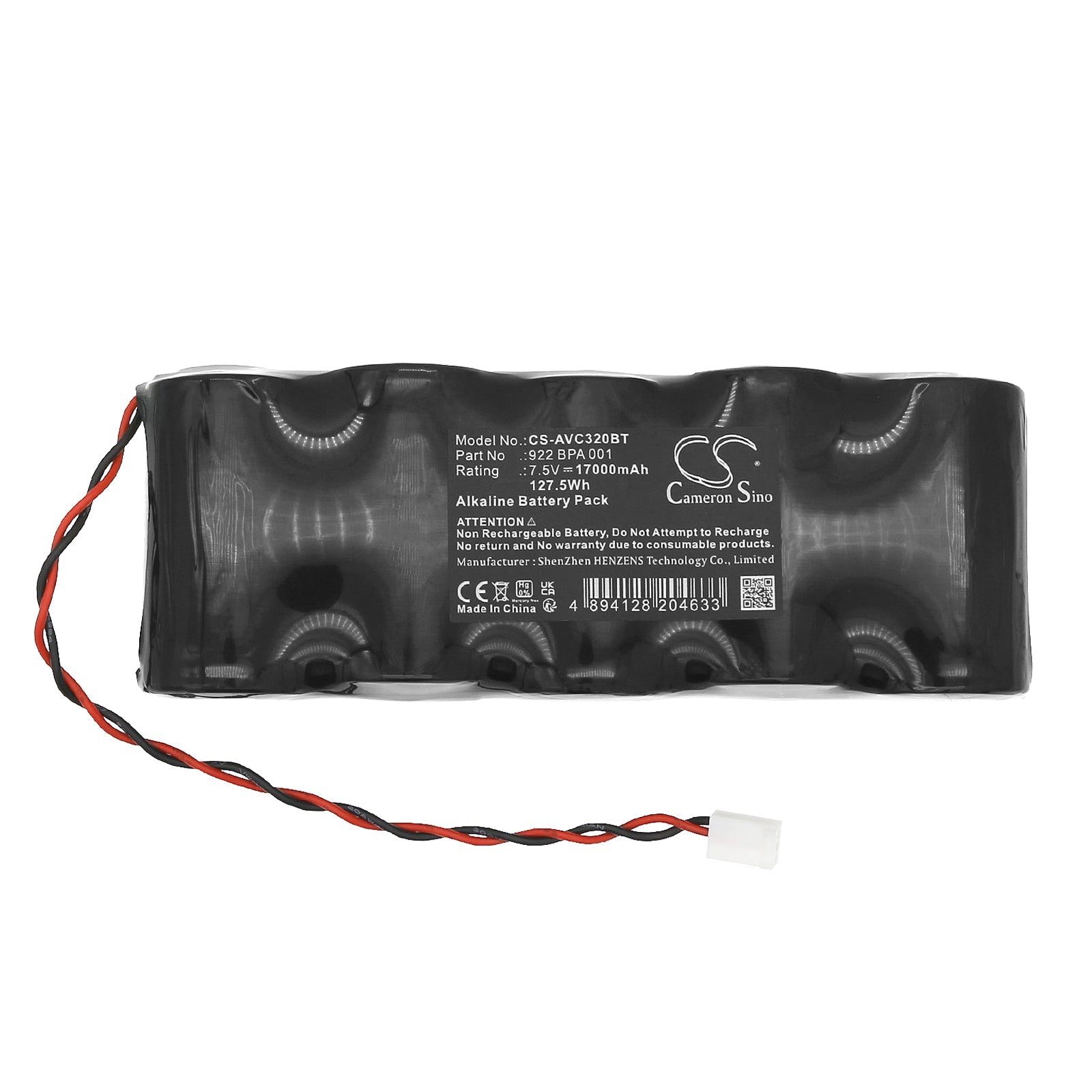 Alkaline, Alarm System Battery fits Adetec 700sre803, Vocalys 700 Sre 801, 7.5V, 17000mAh Alarm System Cameron Sino Technology Limited