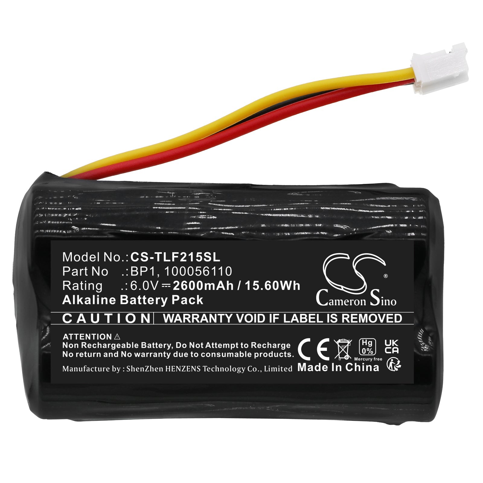 Alkaline, Alarm System Battery fits Comstar Comstar F215, Comstar F225, 6.0V, 2600mAh Alarm System Cameron Sino Technology Limited